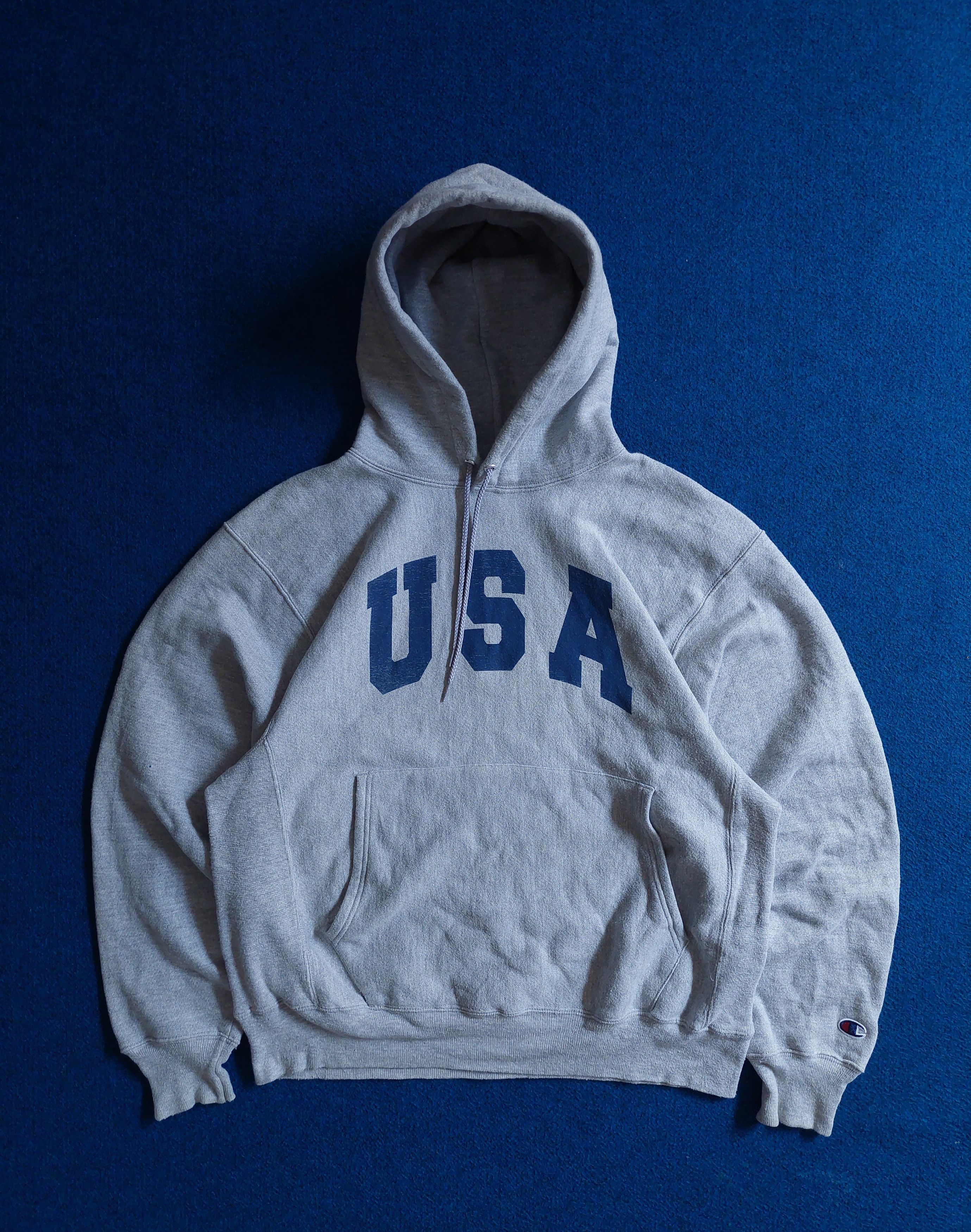 Champion × Vintage Vintage champion reverse weave blank hoodie Size US M / EU 48-50 / 2 - 1 Thumbnail