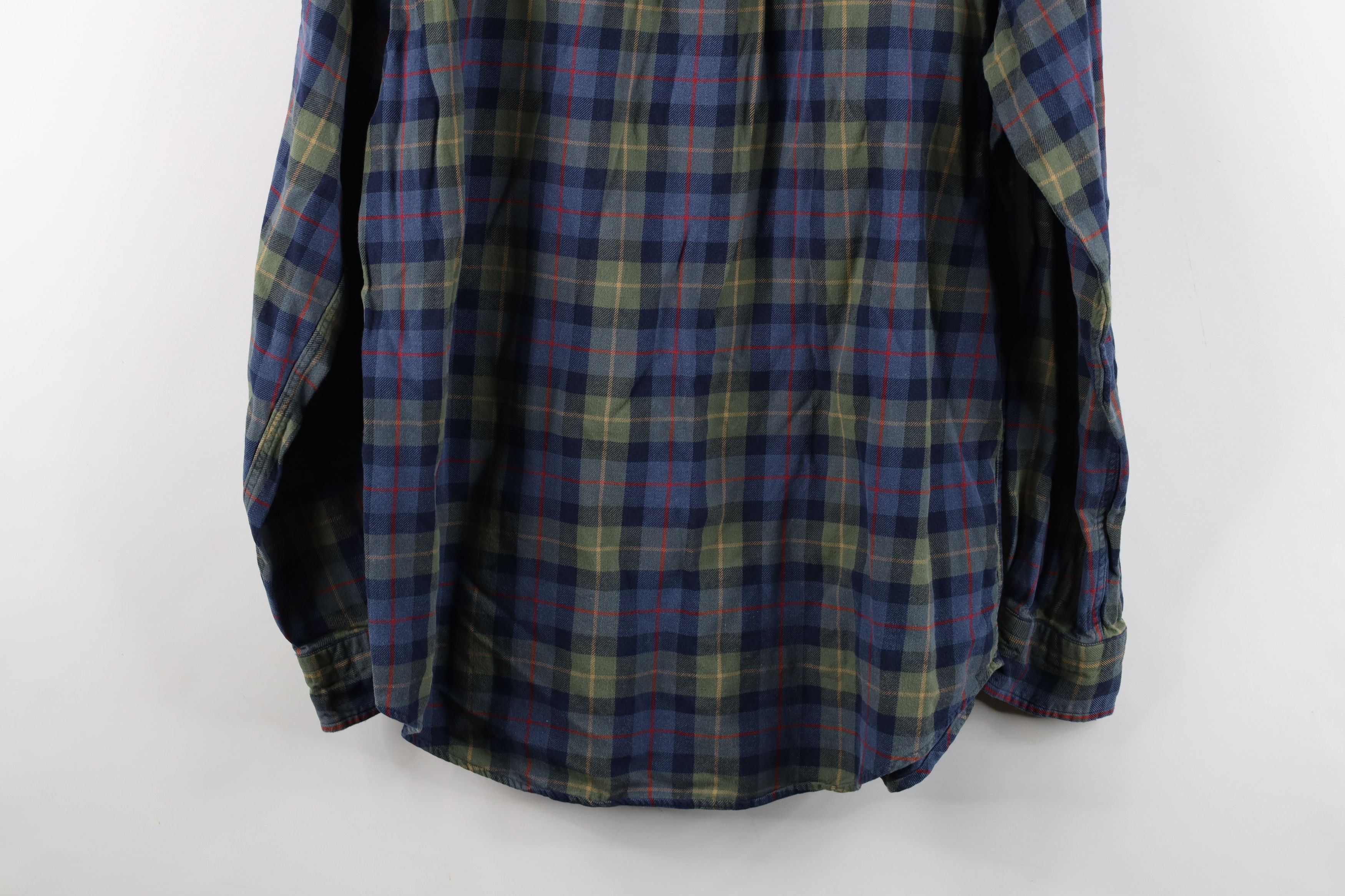 Lands' End Vintage 90s Lands End Collared Button Down Shirt Plaid Size US M / EU 48-50 / 2 - 15 Thumbnail