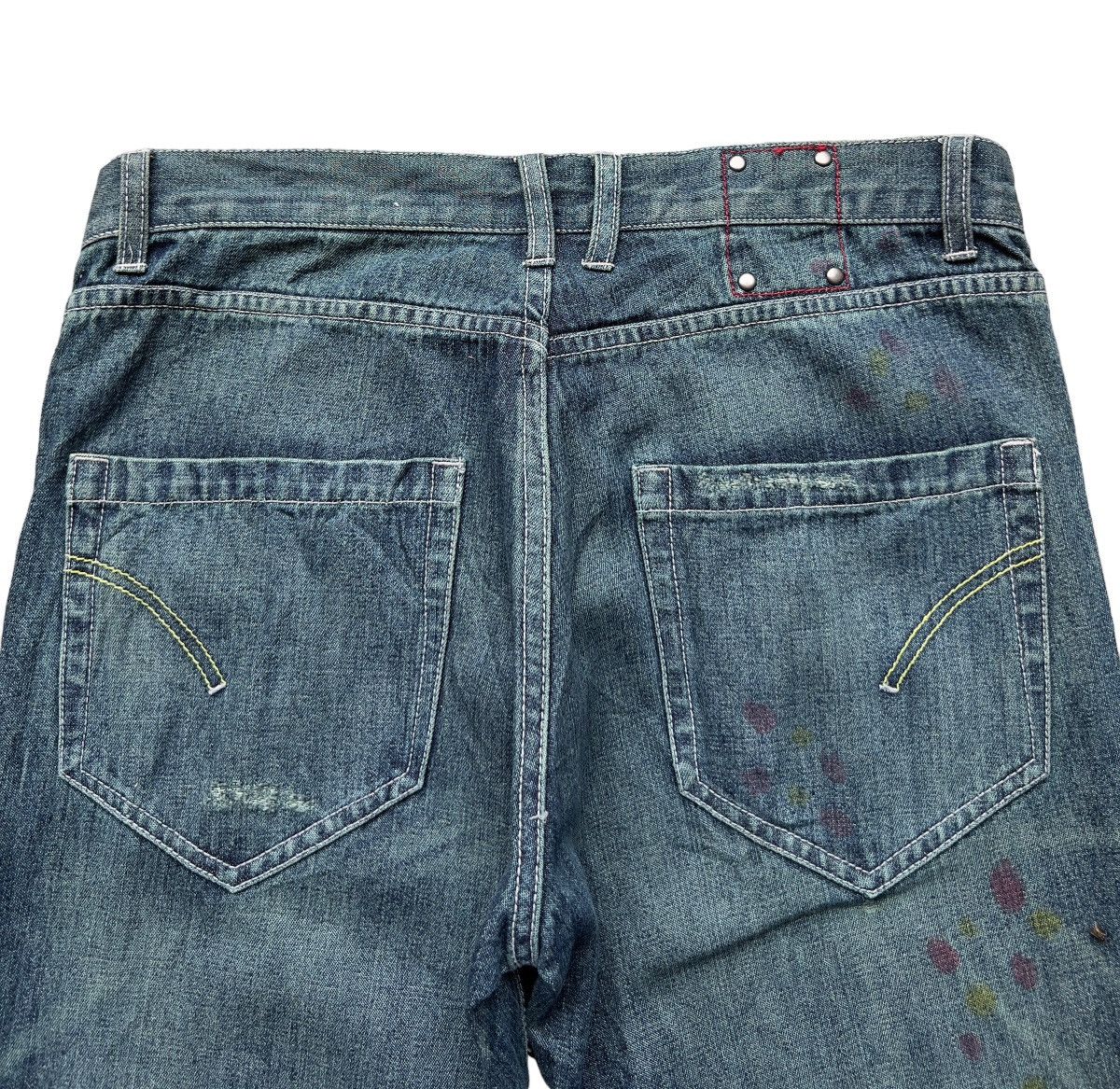 Japanese Brand Jungle Storm Japan Straight Cut Denim Jeans Size US 32 / EU 48 - 8 Thumbnail