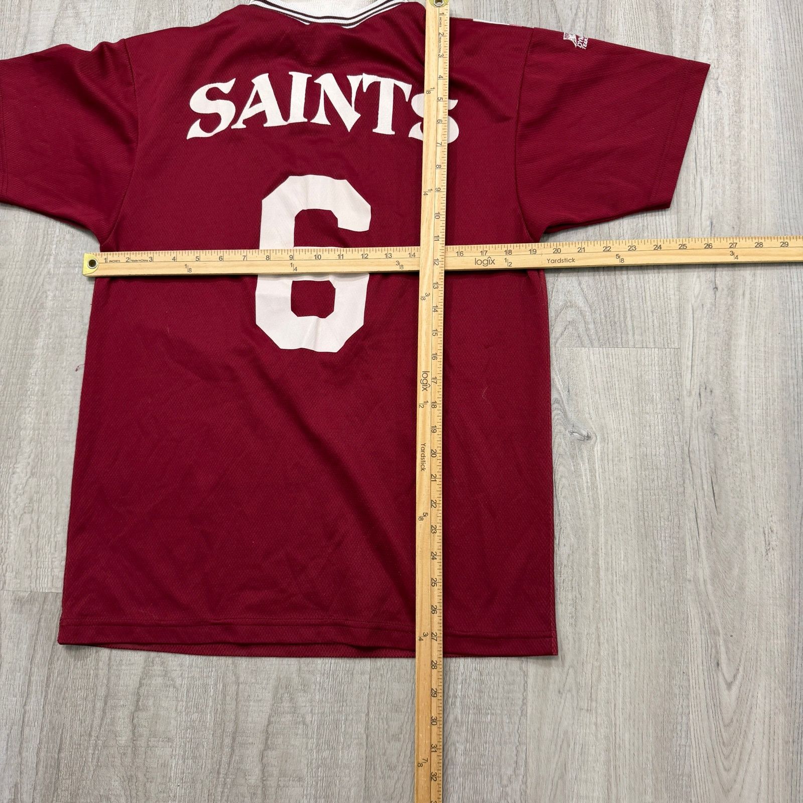 Vintage Vintage Dynamic Soccer Collared Jersey Small Red White 90s Size US S / EU 44-46 / 1 - 9 Thumbnail