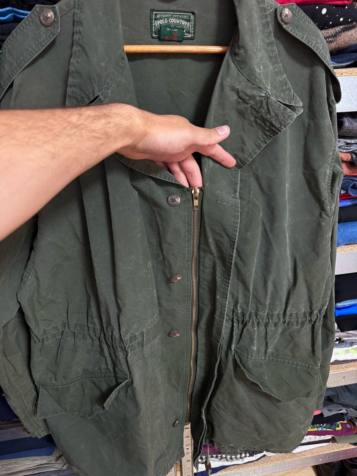 Ralph Lauren Vintage 90s Polo Country Ralph Lauren Jacket Green Hunting Size US XL / EU 56 / 4 - 7 Thumbnail