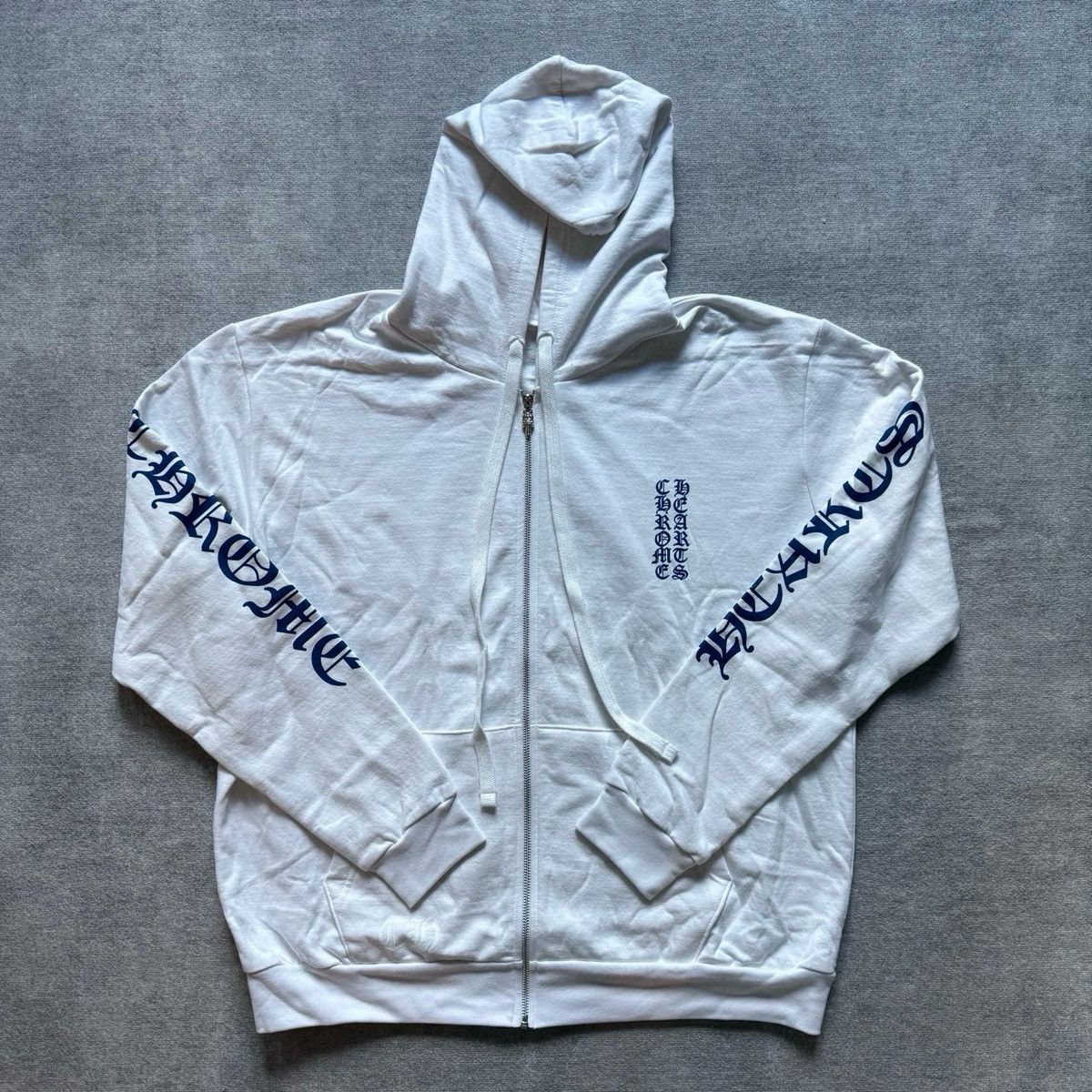 Chrome Hearts Chrome Hearts Blue Print Arm Logo Zip Up Hoodie Size US L / EU 52-54 / 3 - 1 Thumbnail