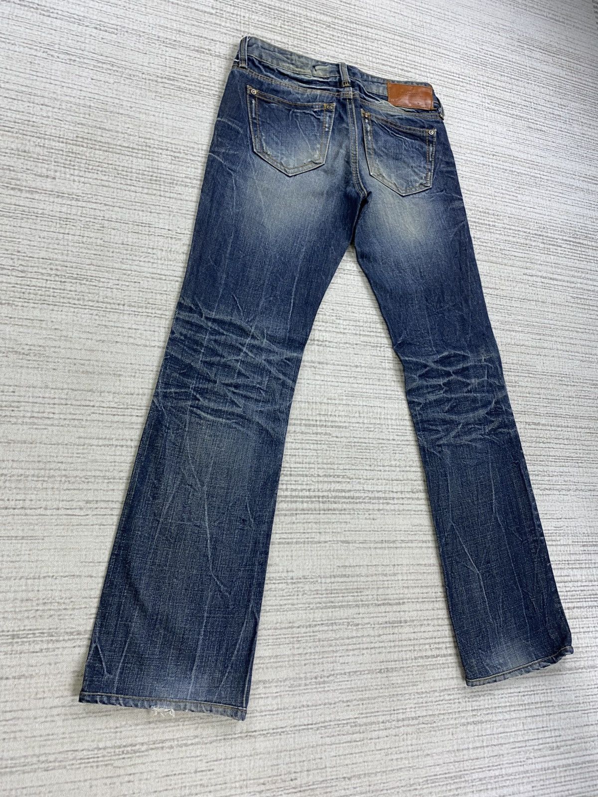 If Six Was Nine × Japanese Brand × Vintage Vintage Flare Tbj Nearby Distressed Denim Jeans Size US 27 - 10 Thumbnail