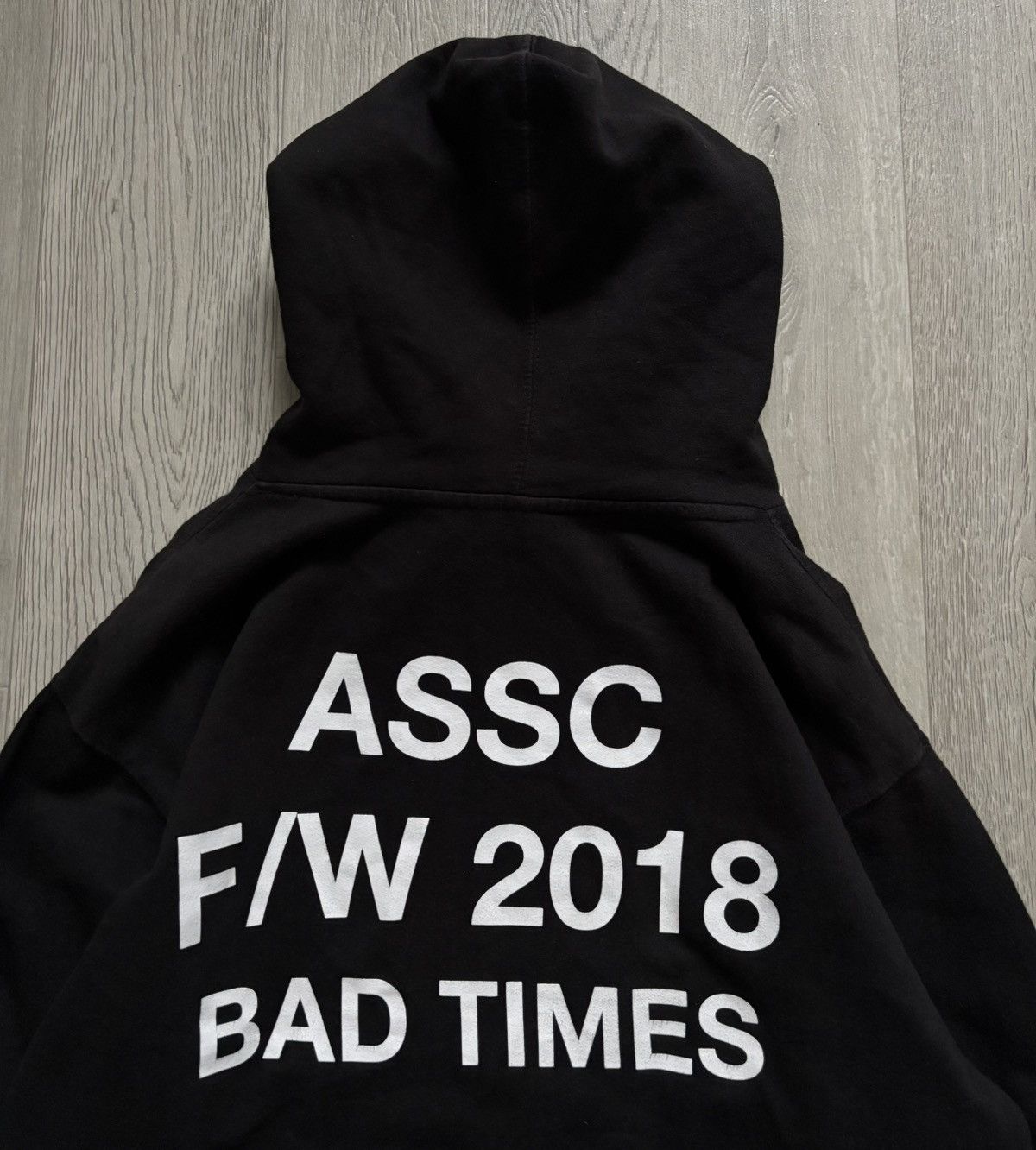 Anti Social Social Club × Vintage ASSC F/W 2018 BAD TIMES HOODIE Size US M / EU 48-50 / 2 - 2 Thumbnail