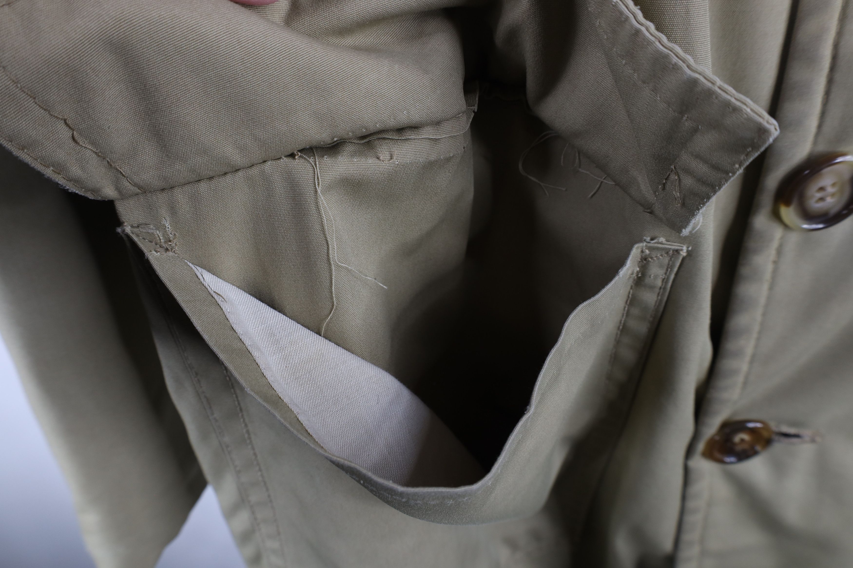 Vintage Vintage 70s Streetwear Lined Collared Trench Coat Jacket USA Size US S / EU 44-46 / 1 - 5 Thumbnail