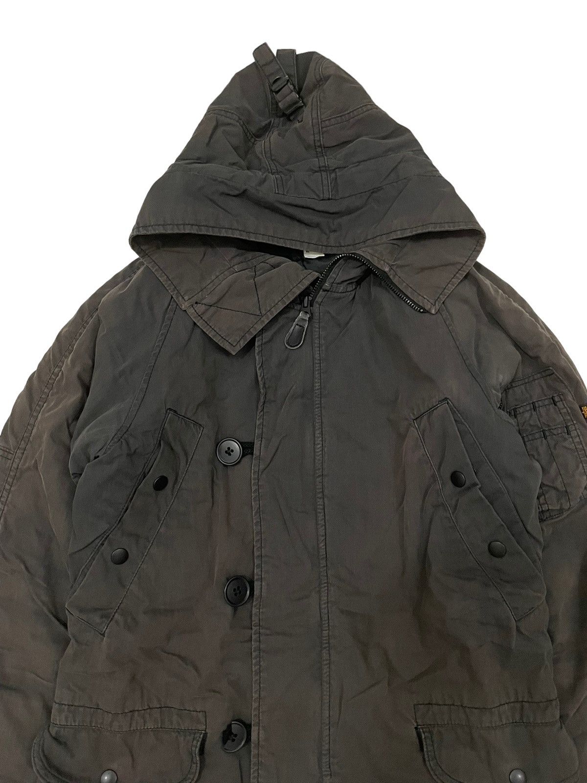 Alpha Industries × Margaret Howell × Vintage MHL Alpha Industries Sun Faded Parka Size US S / EU 44-46 / 1 - 4 Thumbnail