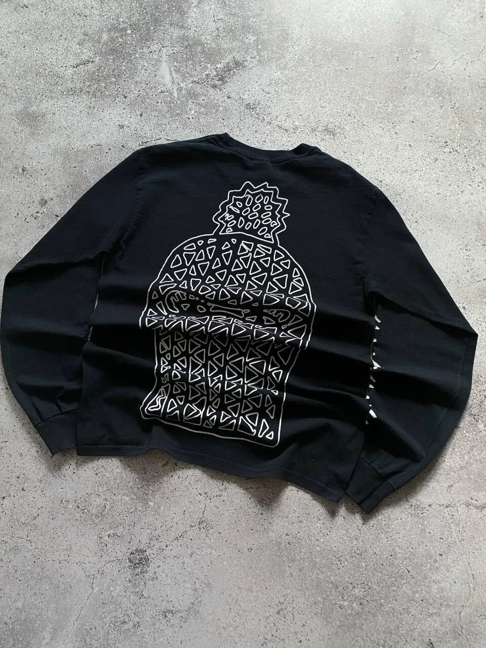 Band Tees SLAVES "TAKE CONTROL" HARDCORE PUNK BAND LONGSLEEVE PAINTED Size US S / EU 44-46 / 1 - 3 Thumbnail