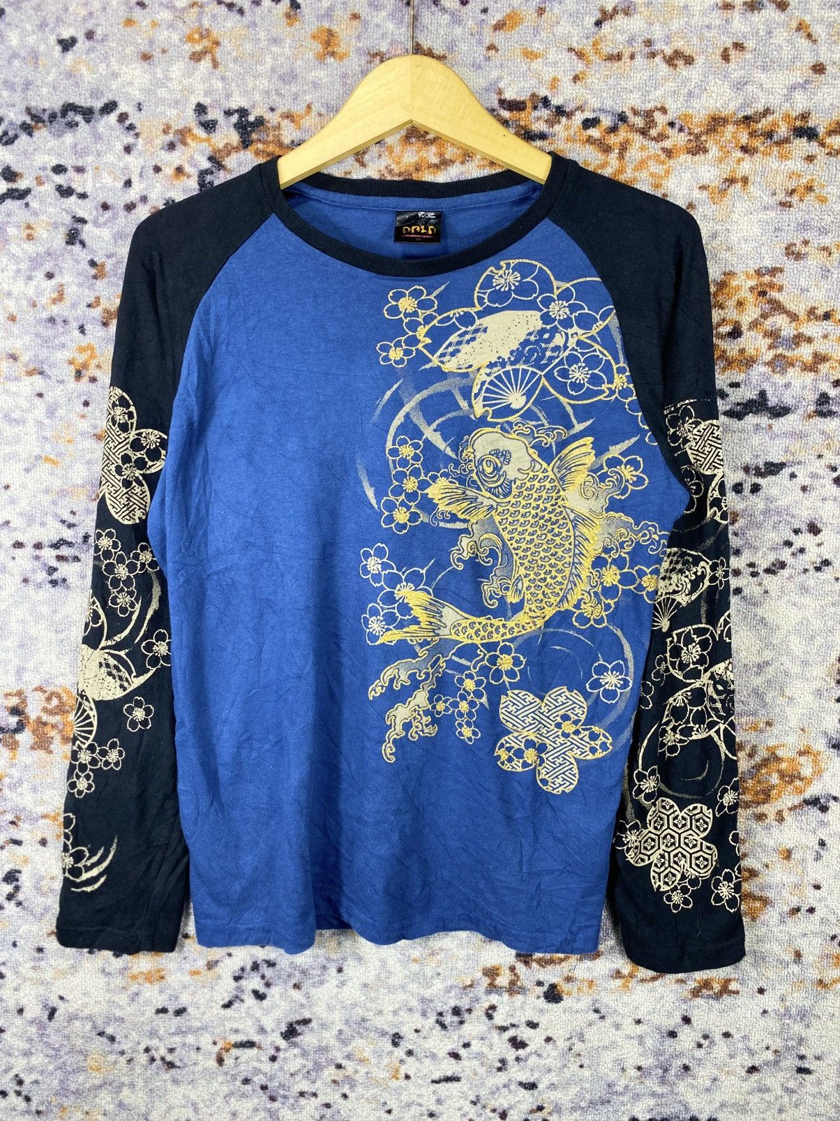 Vintage Sukajan Souvenir TShirt Koi Fish Tee