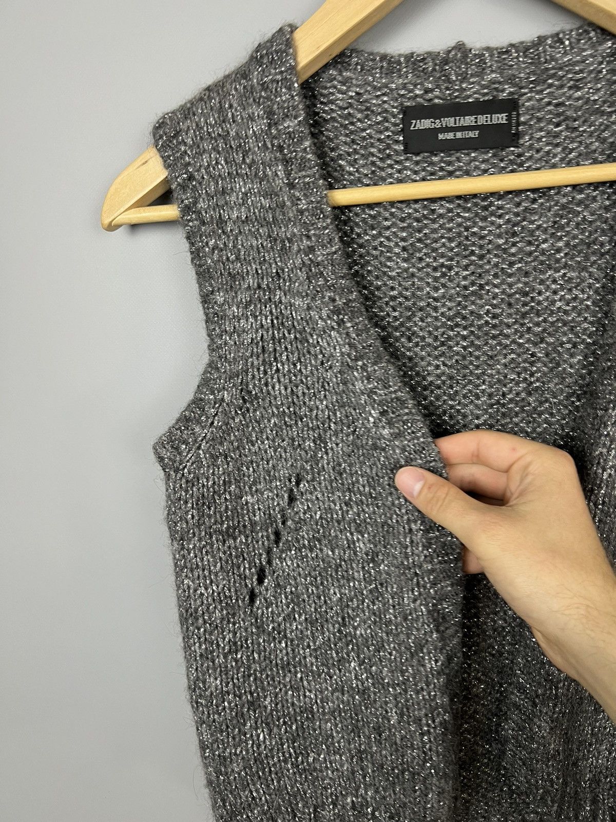Zadig & Voltaire (S) Zadig & Voltaire deluxe alpaca wool vest rare Size S / US 4 / IT 40 - 2 Thumbnail