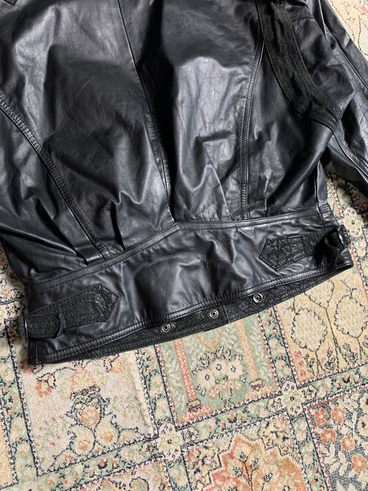 Japanese Brand × Vintage 🔥RARE CROPPED GENUINE LEATHER JACKET WINLIT ISSEY MIYAKE Size US S / EU 44-46 / 1 - 14 Thumbnail