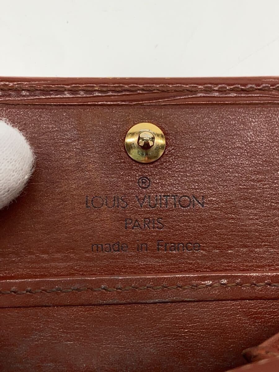 Louis Vuitton Louis Vuitton Epi Porte Monnaie Boite Leather Brown Size ONE SIZE - 3 Thumbnail