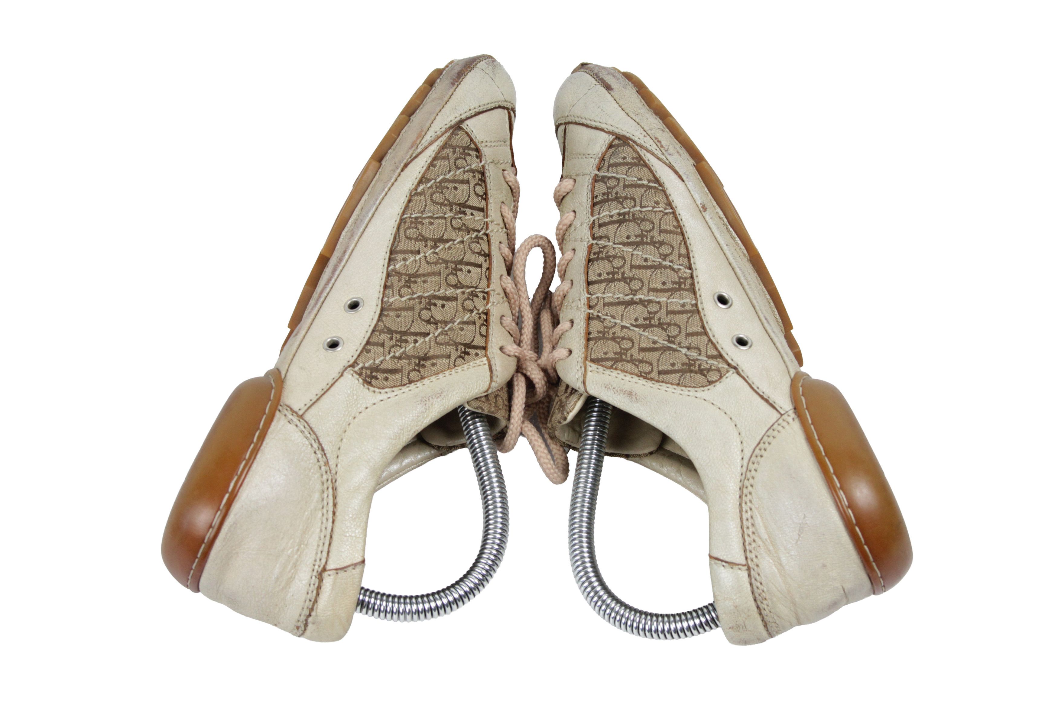 Dior 00S Galliano Era Diorissimo Low Sneakers Vintage Size US 8 / IT 38 - 9 Thumbnail