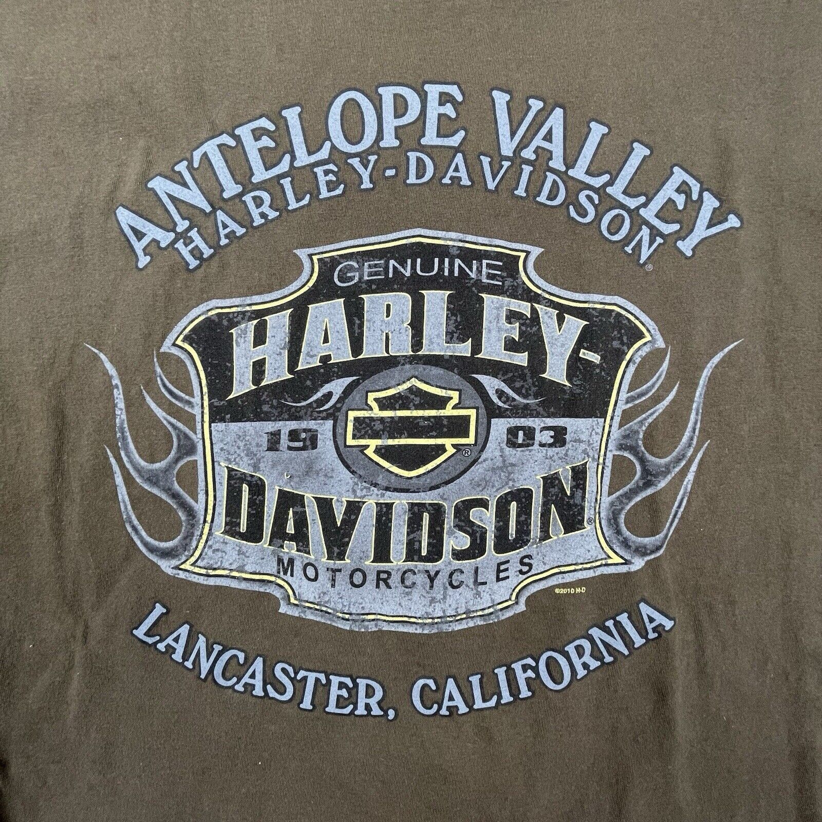 Harley Davidson Harley Davidson Shirt XL PinUp Girl Mechanic Antelope Valley Size US XL / EU 56 / 4 - 4 Thumbnail