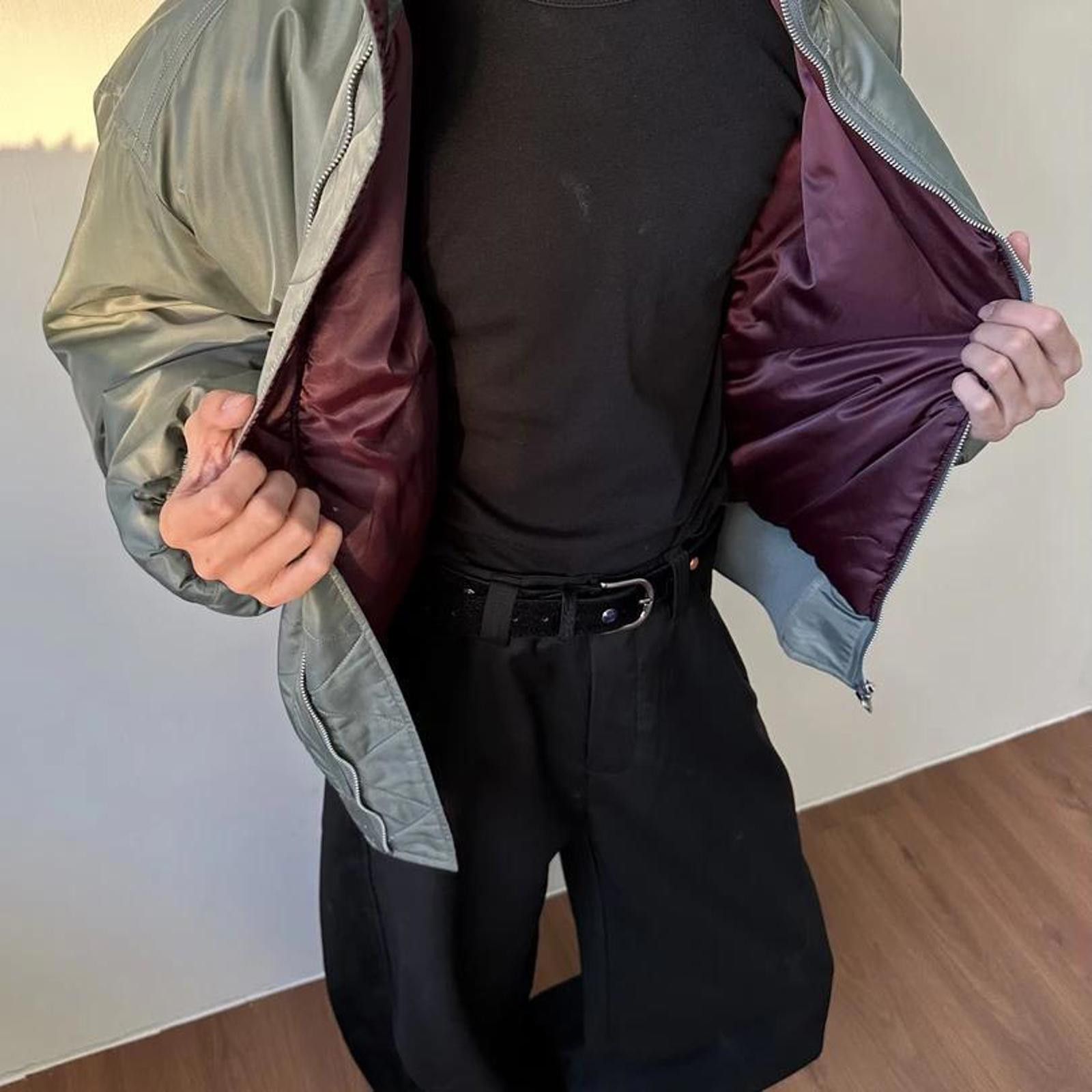 Japanese Brand Men's Bomber Jacket, Lightweight Outerwear Size US M / EU 48-50 / 2 - 5 Thumbnail