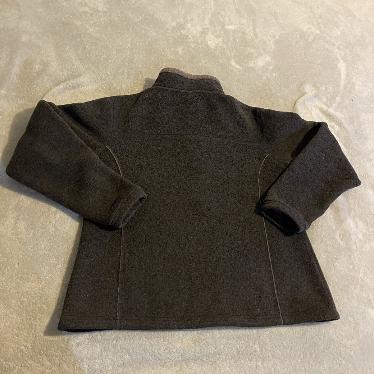 K-Way K-Way Jacket Women XL Gray Chinook Sherpa Fleece Full Zip Size XL / US 12-14 / IT 48-50 - 2 Thumbnail
