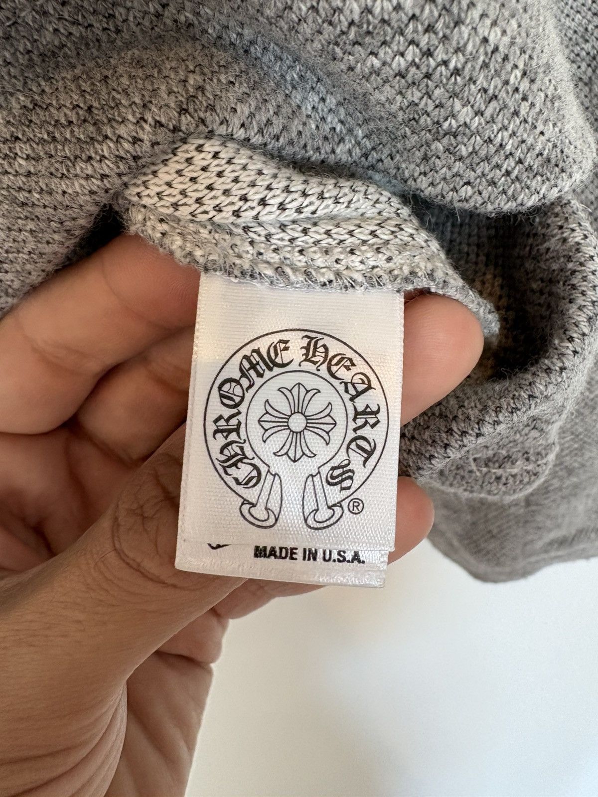 Chrome Hearts CASHMERE FLOODED CROSS SWEATER Size US S / EU 44-46 / 1 - 6 Thumbnail