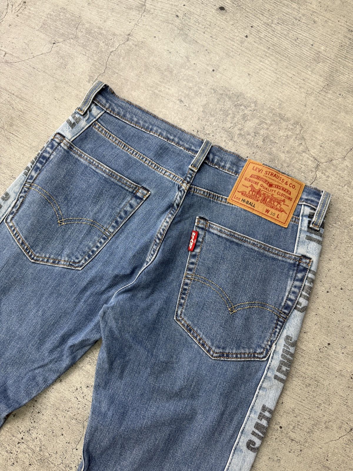 Levi's Vintage Levi’s Big E Hi Ball Light Blue Denim Jeans 30x30 Size US 30 / EU 46 - 5 Thumbnail