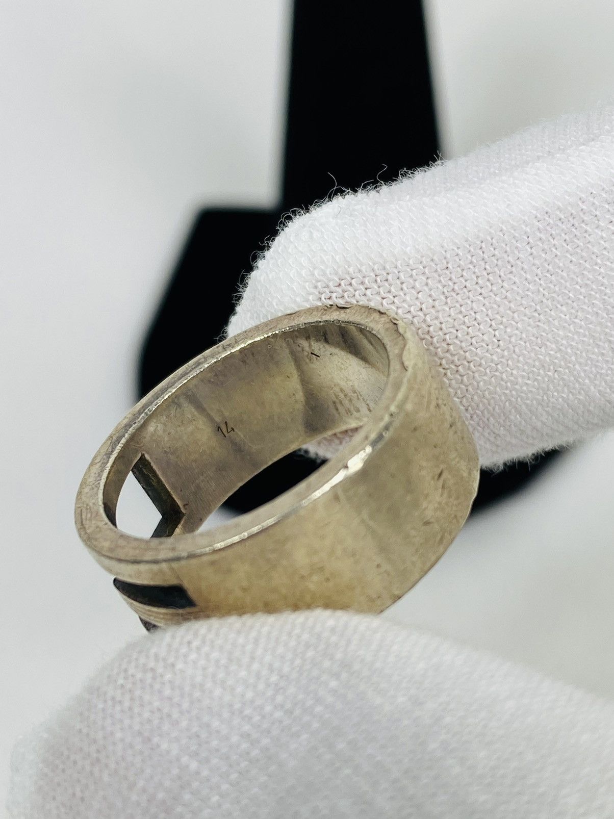 Gucci Gucci .925 Silver G Ring size IT 14 Size ONE SIZE - 6 Thumbnail