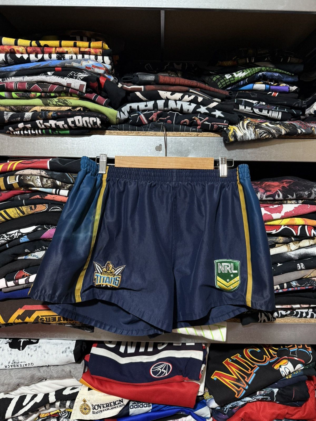 Vintage Vtg 2004 Gold Coast Titans Rugby Shorts ISC NRL Australia Size US 36 / EU 52 - 1 Thumbnail