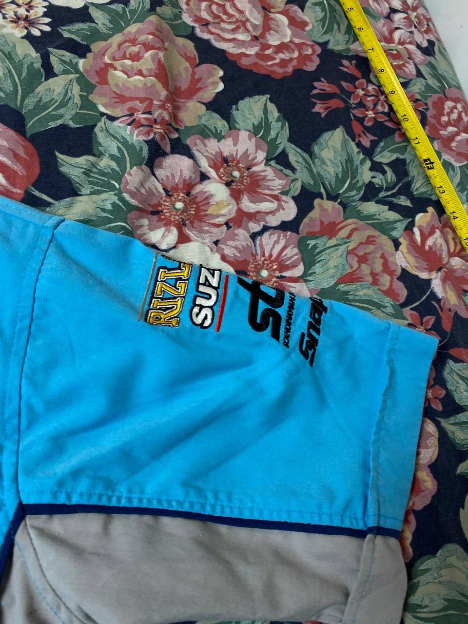 Vintage Vintage Rizla Suzuki Sponsor Big Logo Racing Team Motorsport Size US XL / EU 56 / 4 - 14 Thumbnail