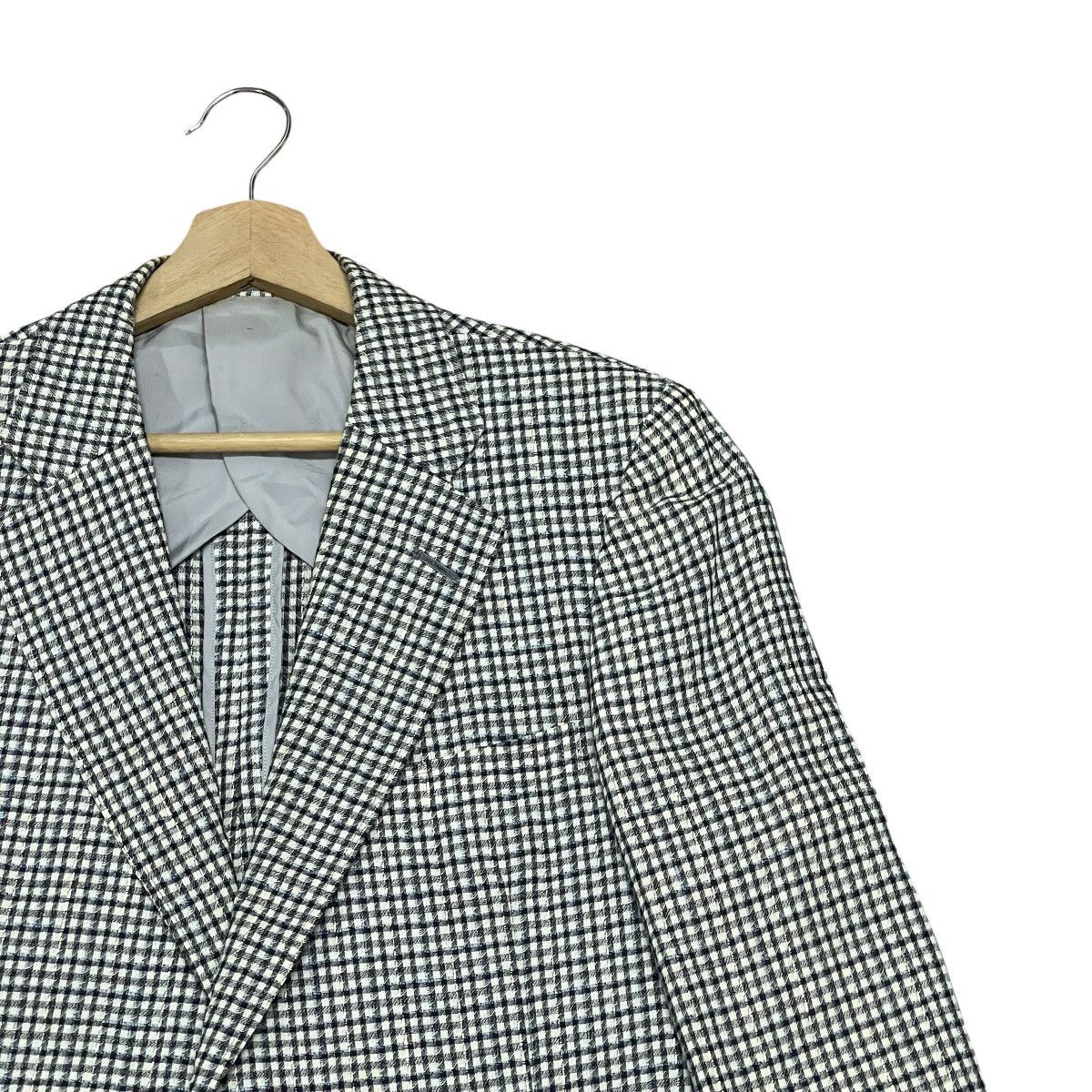 Burberry Prorsum Vintage Burberrys London Houndstooth Wool Blazer Jacket Size US M / EU 48-50 / 2 - 2 Thumbnail