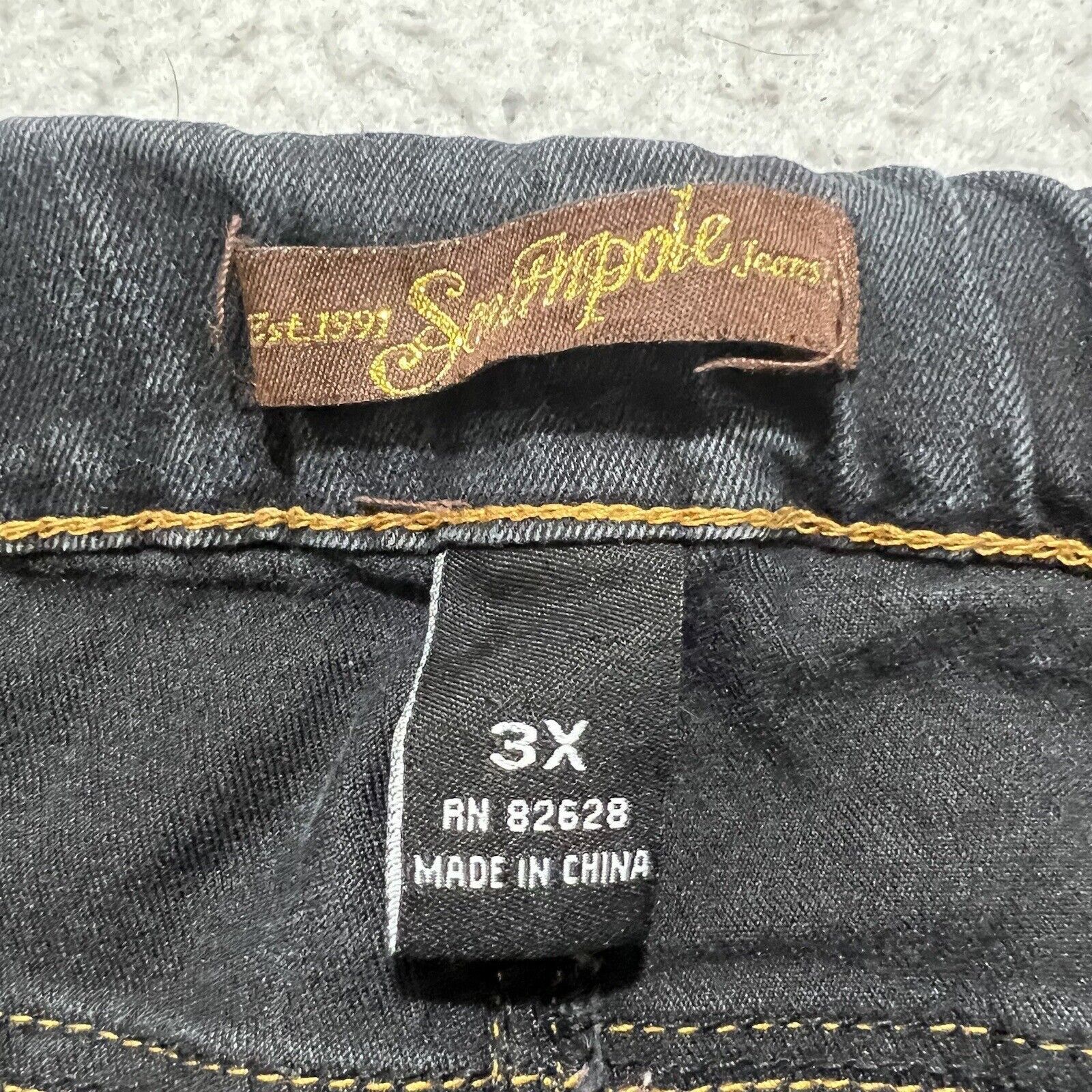 Southpole Vintage Southpole 3X Plus Skinny Jeans Studded Navy Jeans Size 40" / US 18 - 3 Thumbnail