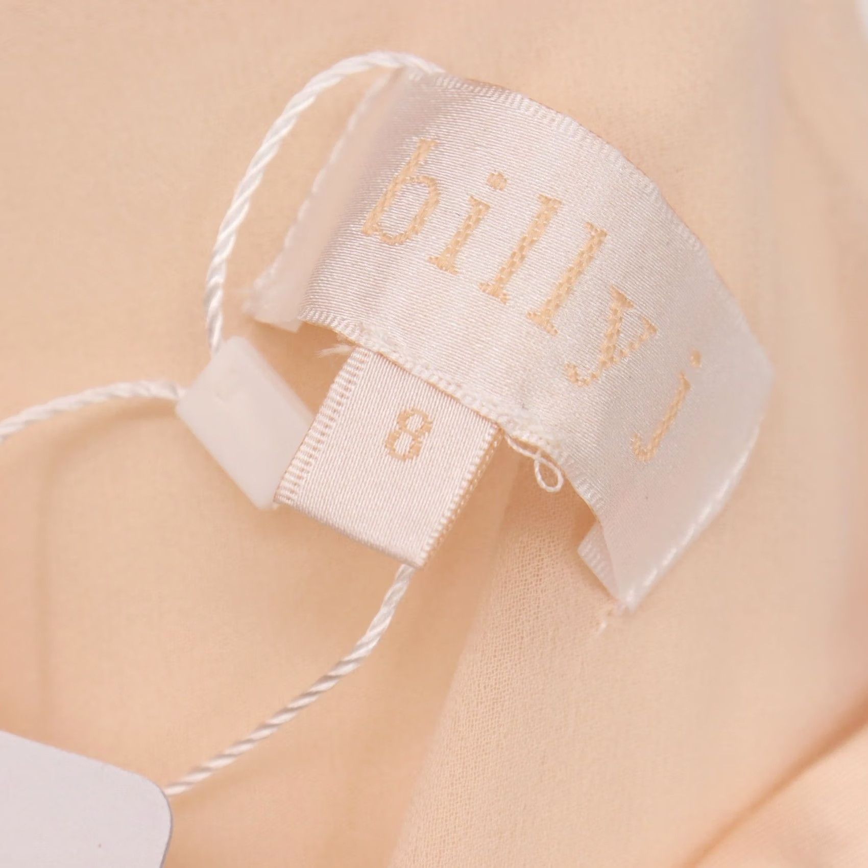 Vintage Billy J Maxi Dress Ziah Champagne Pink V-Neck Ruched Bust 8 Womens Dress Spring Summer Formal Wedding Guest Sleeveless Spaghetti Straps Long Size M / US 6-8 / IT 42-44 - 6 Thumbnail