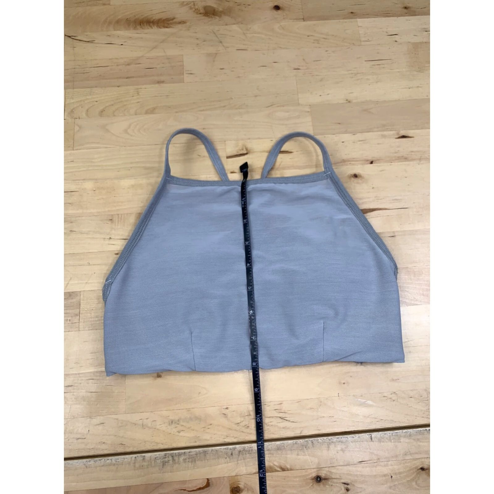 Prana prAna Sports Bra Womens XS Gray Racerback Activewear Outdoor #9365 Size ONE SIZE - 3 Thumbnail