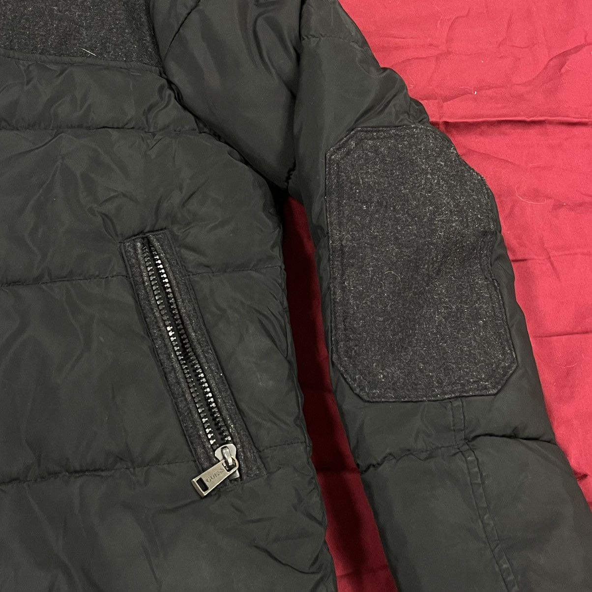 Guess Guess Black puffer jacket with removable hood Size US S / EU 44-46 / 1 - 7 Thumbnail