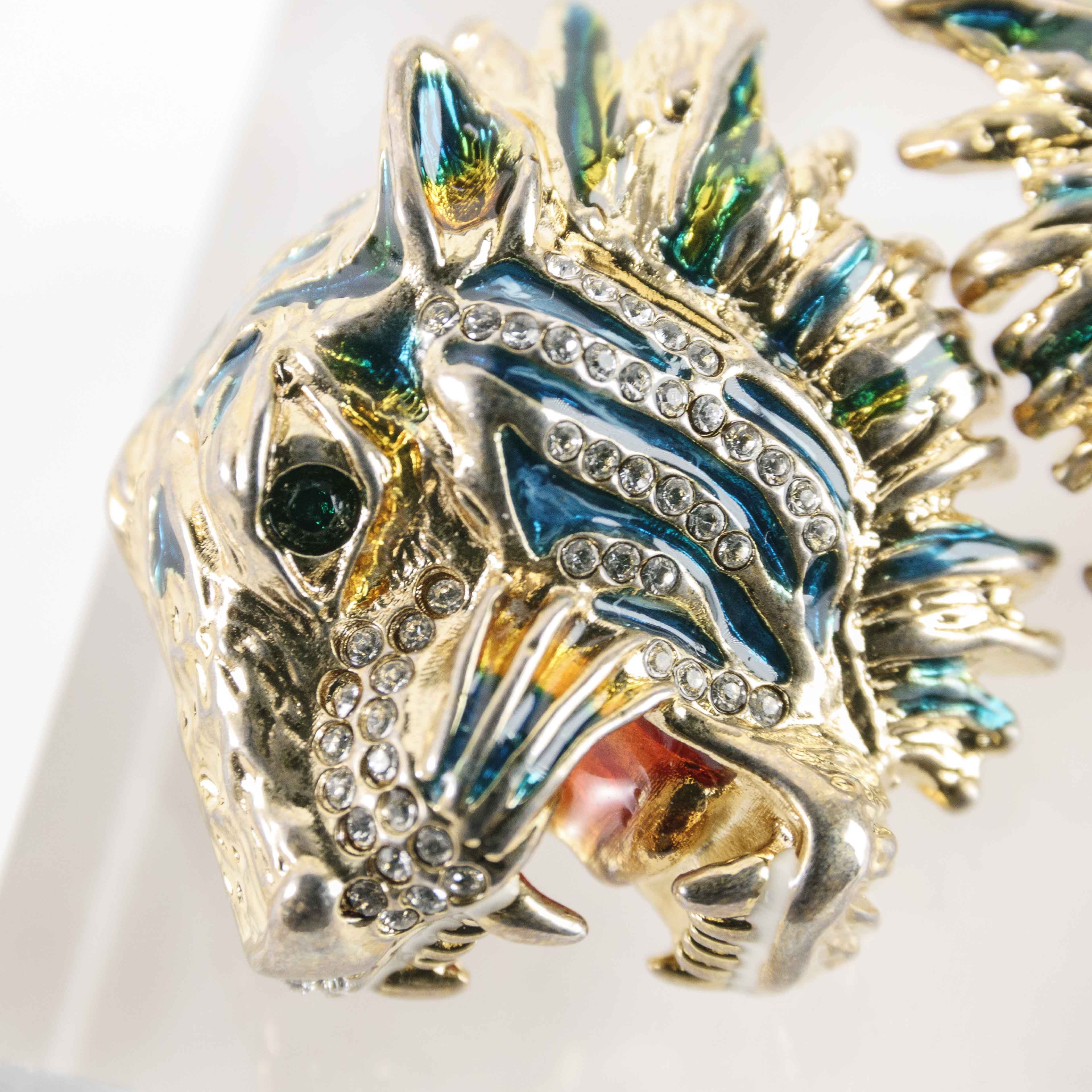 Gucci Gucci Tiger Head Stud Earrings Size ONE SIZE - 6 Thumbnail