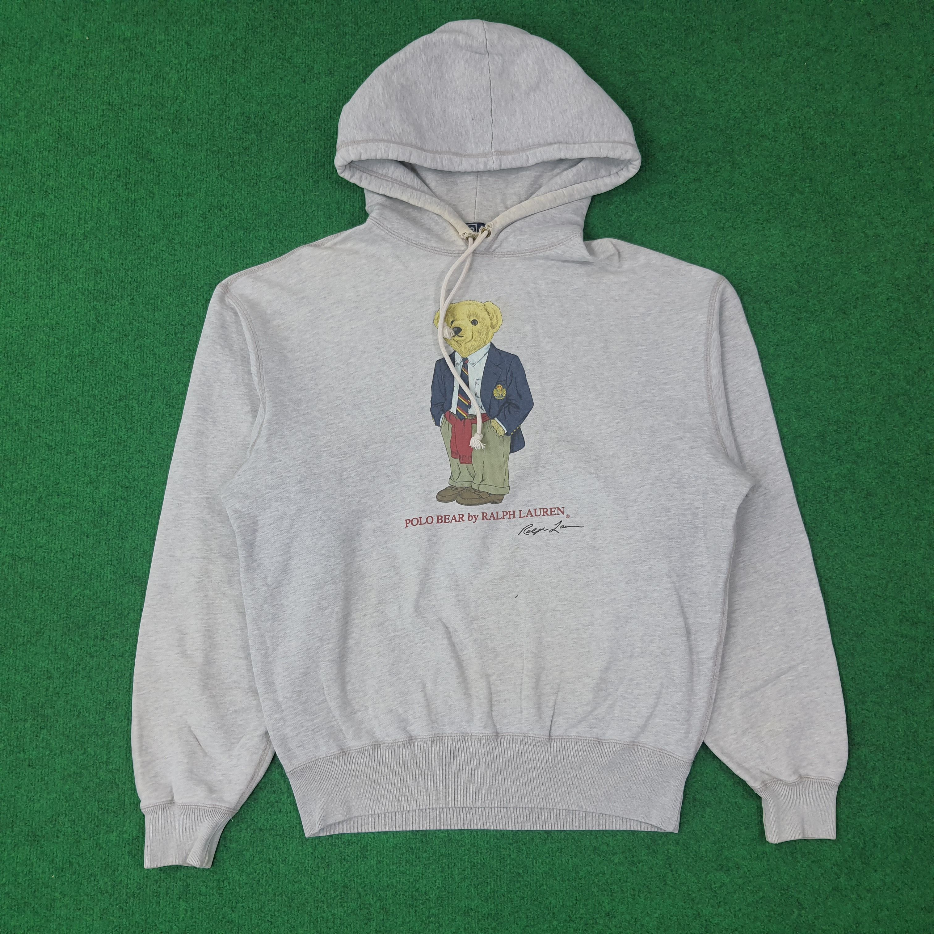 Polo Ralph Lauren Vintage POLO BEAR by Ralph Lauren Hoodie C263N16 Size US L / EU 52-54 / 3 - 1 Thumbnail