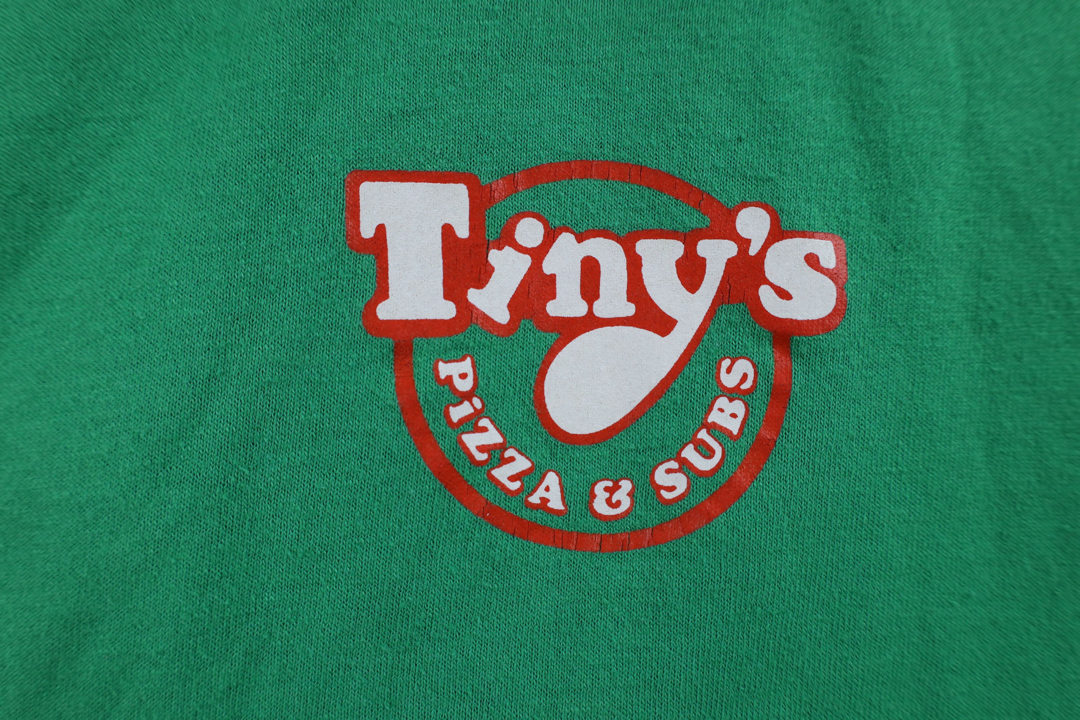Vintage Vintage 90s Pizza and Subs Long Sleeve T-Shirt Green USA Size US XXL / EU 58 / 5 - 4 Thumbnail