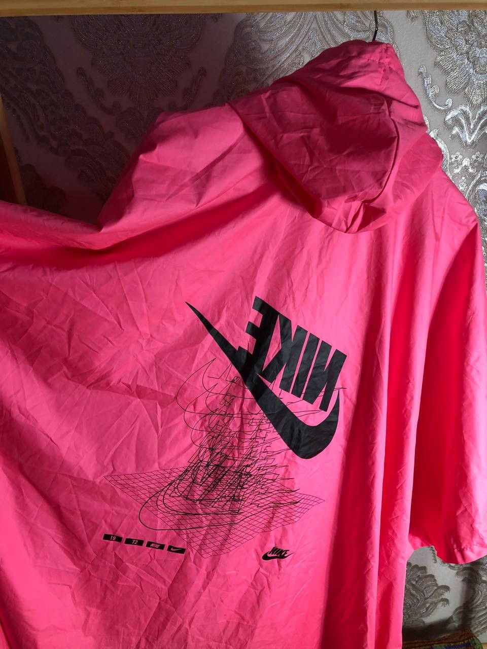 Nike × Vintage VERY RARE NIKE SPORTSWEAR WOVEN PONCHO RAIN JACKET Y2K DRILL Size US XXL / EU 58 / 5 - 11 Thumbnail