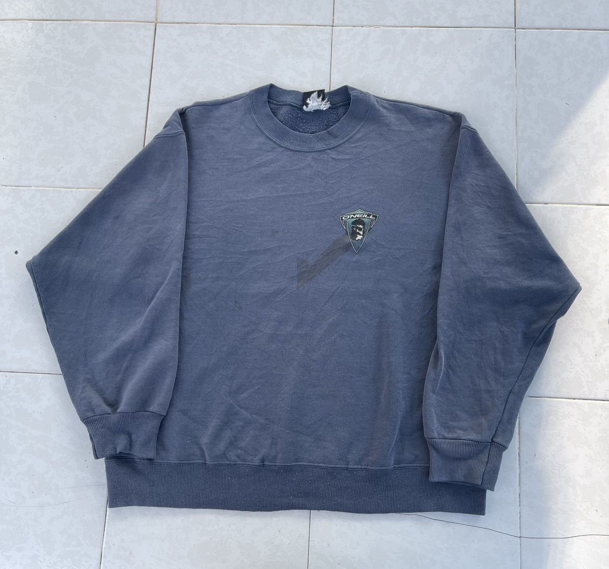 O'Neill Vintage 90's O'neill Surfing Disstresed Design Sweatshirt Size US L / EU 52-54 / 3 - 6 Thumbnail