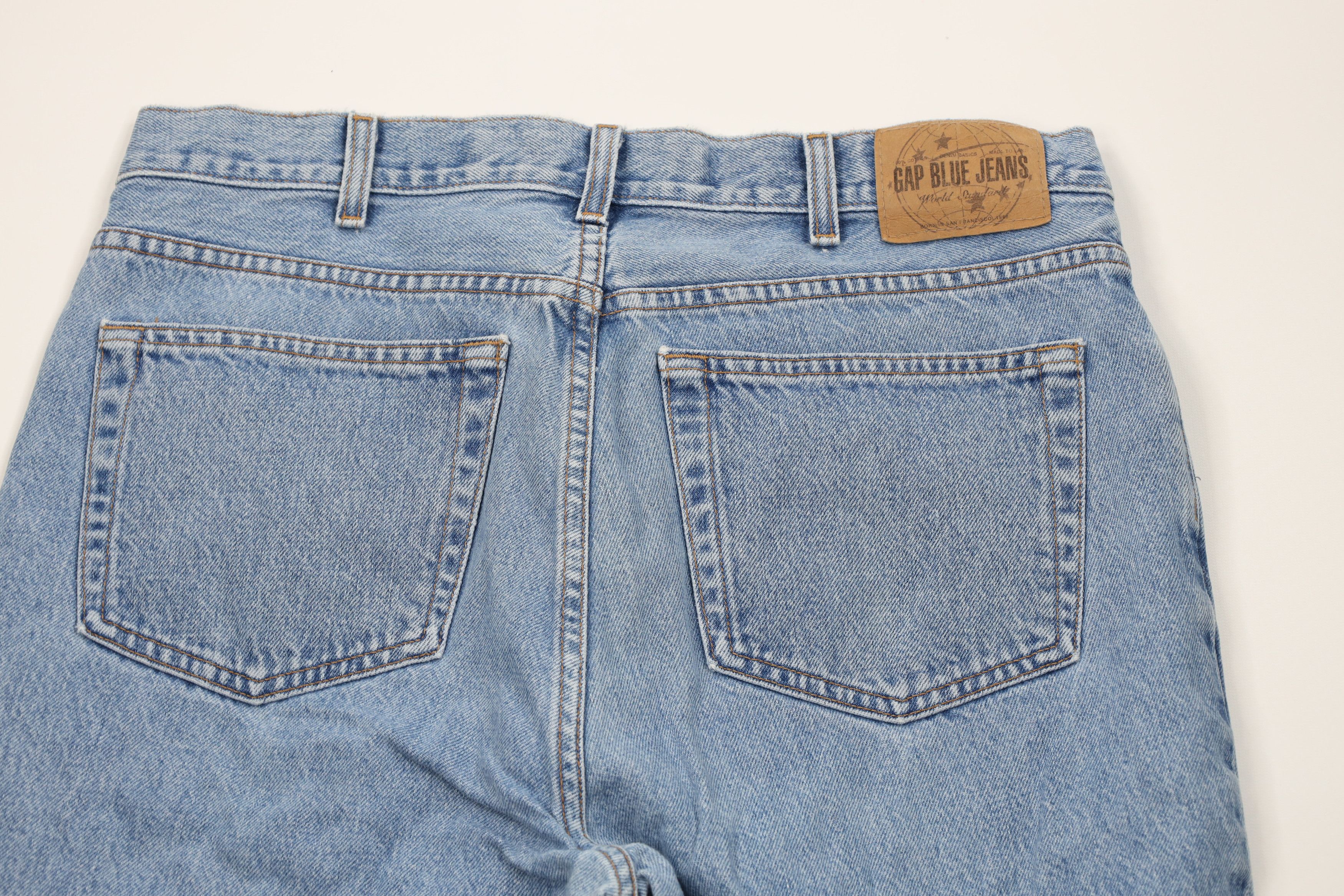 Gap Vintage 90s Gap Fit Button Fly Straight Leg Jeans USA Size US 34 / EU 50 - 9 Thumbnail