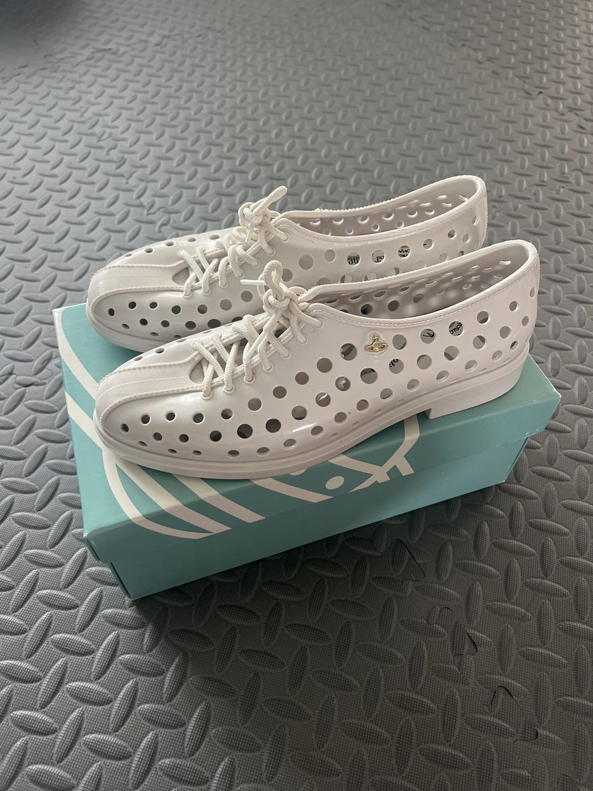 Vivienne Westwood + Melissa ヒール付ミュール グレー Vivienne Westwood + Melissa ヒール付ミュール グレー 楽天市場
