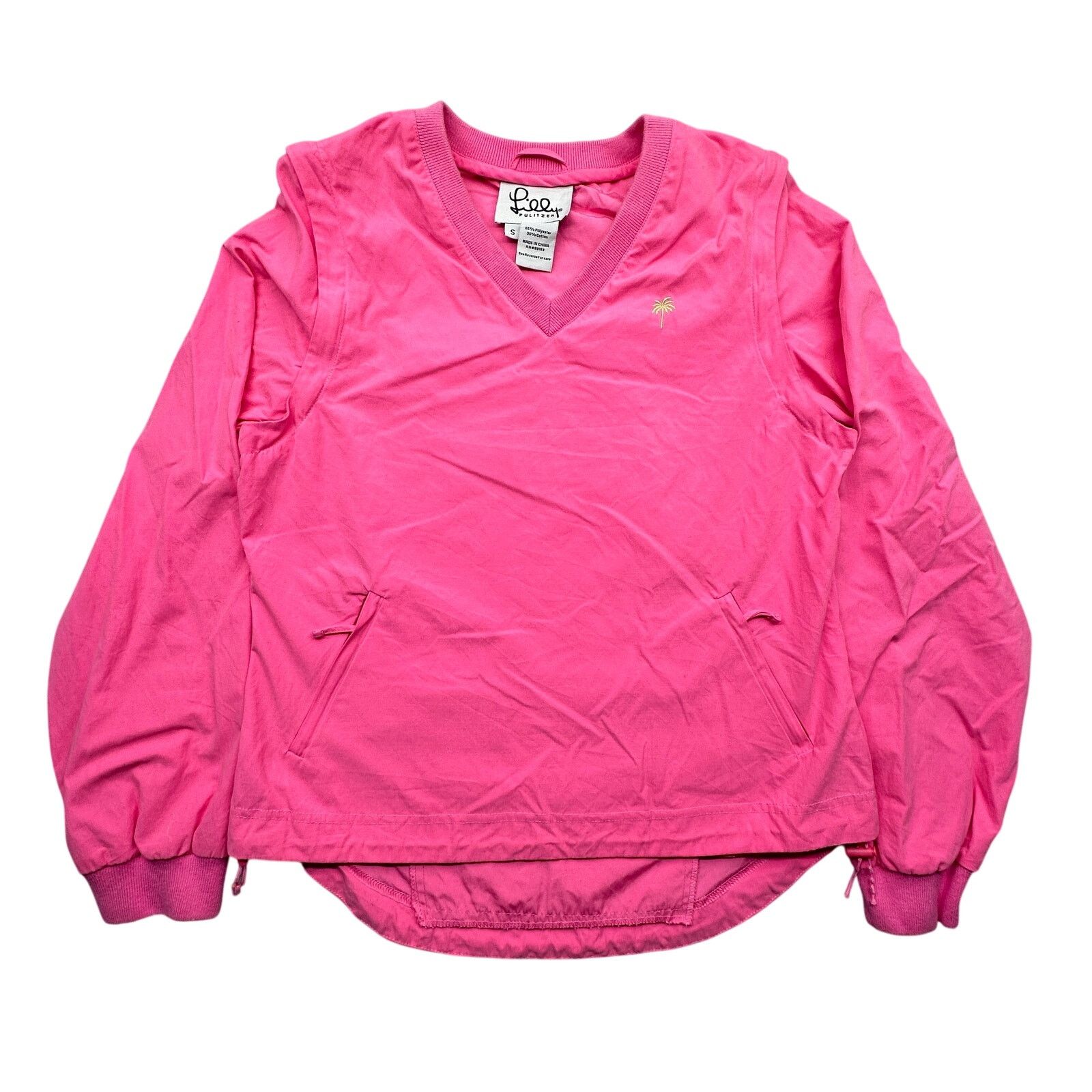 Lilly Pulitzer Lilly Pulitzer Convertible Windbreaker Removable Sleeves S Size S / US 4 / IT 40 - 1 Thumbnail