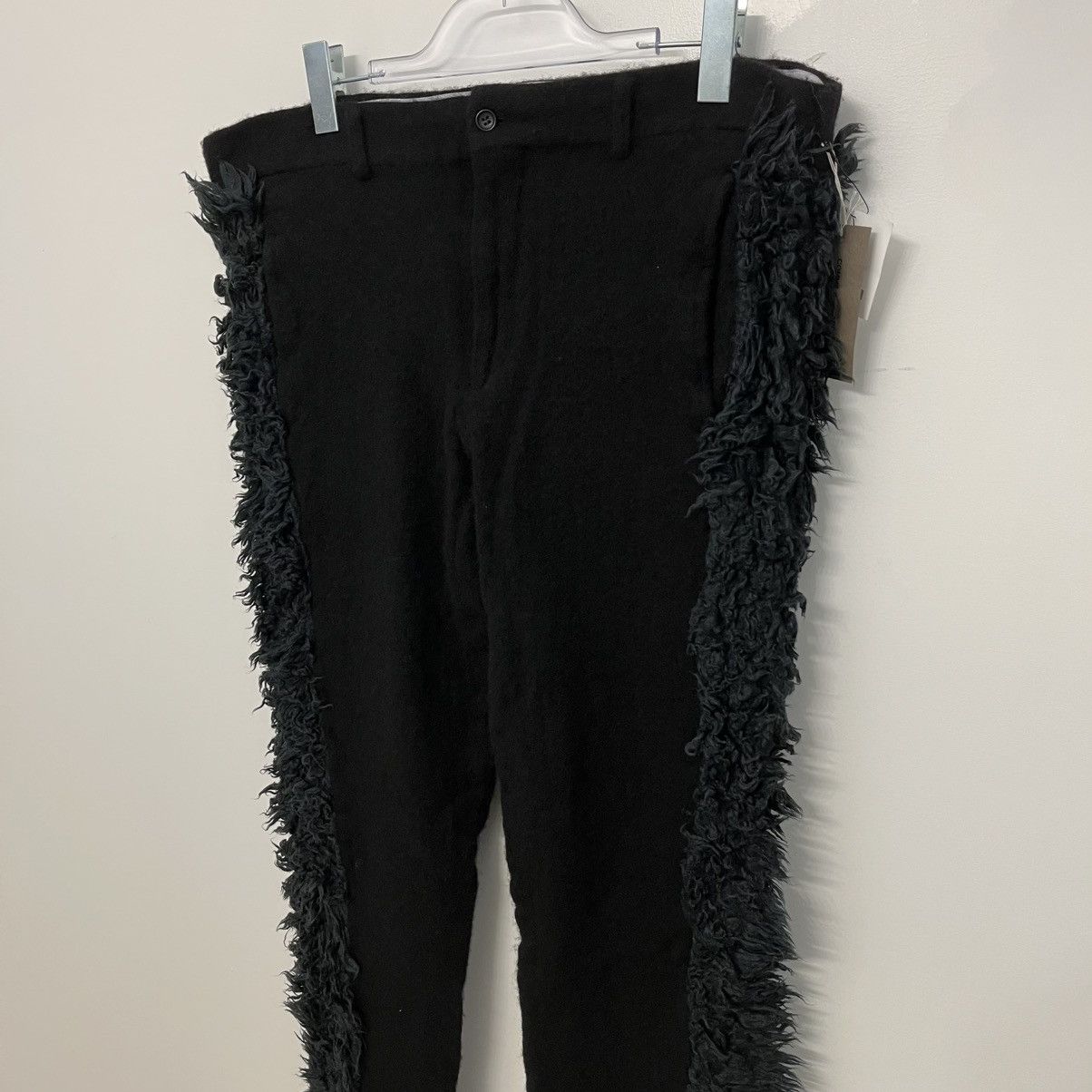 Comme des Garcons Homme Plus AW23 COMME Des Garçons Homme Plus Fur/Wool Pants Size US 34 / EU 50 - 1 Thumbnail