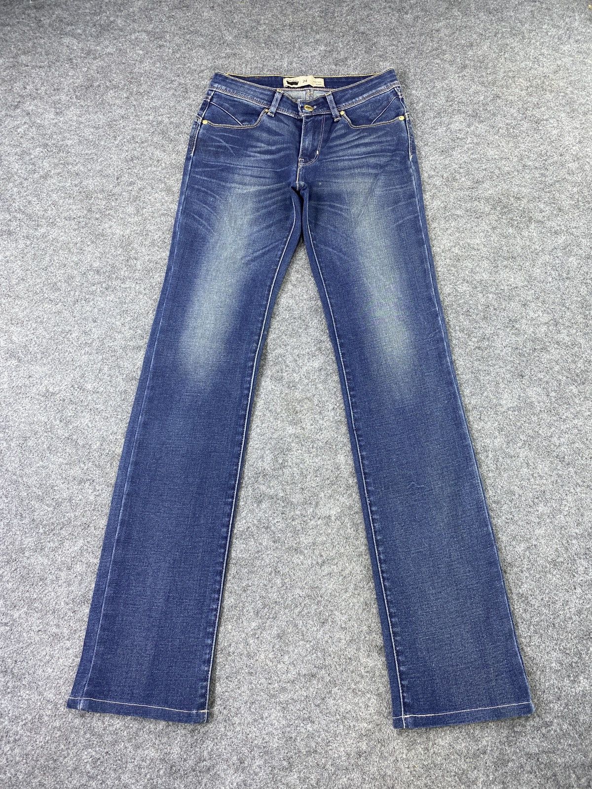 Jean × Levi's × Vintage Vintage Levis Straight Blue Wash Jeans - J1044 Size 26" / US 2 / IT 38 - 2 Thumbnail