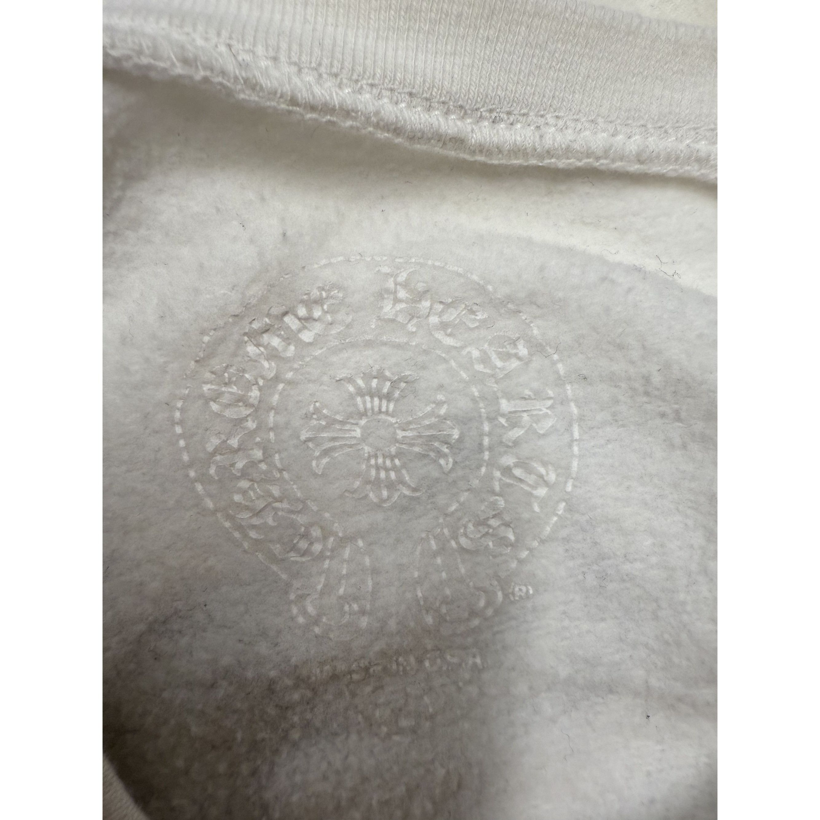 Chrome Hearts Chrome Hearts White Sweatshirt With Graphic Logo Print Large Size L / US 10 / IT 46 - 18 Thumbnail