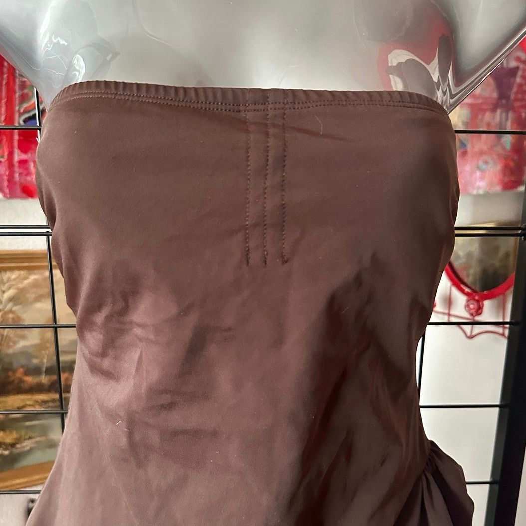 Jantzen jantzen classics brown sleeveless swimsuit dress Size XL / US 12-14 / IT 48-50 - 2 Thumbnail