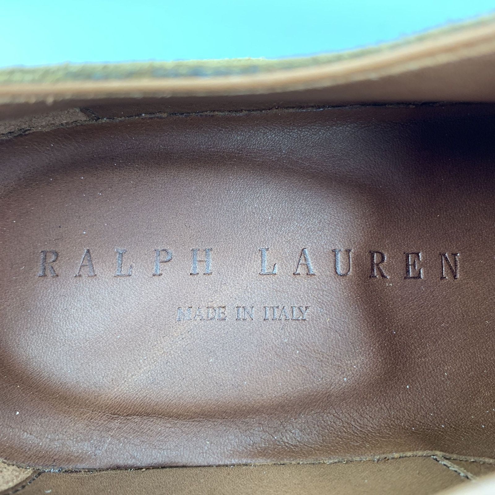 Ralph Lauren RALPH LAUREN Brown Perforated Suede Wingtip Lace Up Shoes Size US 8 / EU 41 - 8 Thumbnail