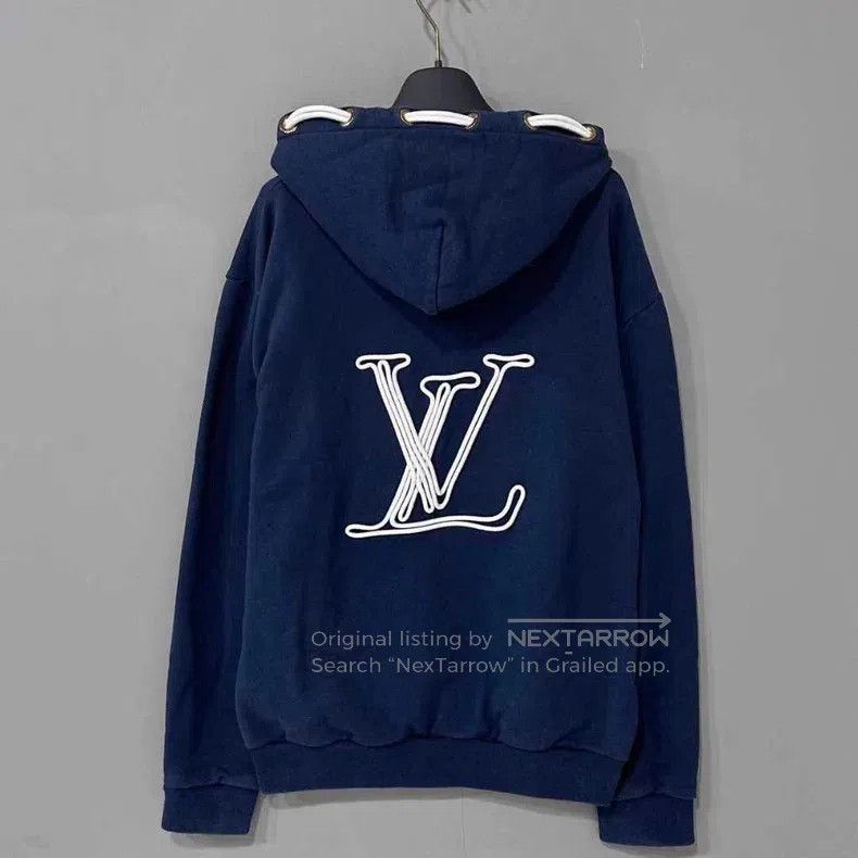 Louis Vuitton Louis Vuitton SS24 Dark Blue Letter Embroidered Drawstring Size US M / EU 48-50 / 2 - 3 Thumbnail