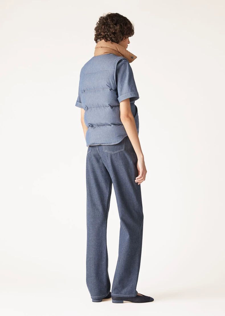 Loro Piana LORO PIANA Ms.Lang surges in blue silhouette jeans Size 29" - 6 Thumbnail