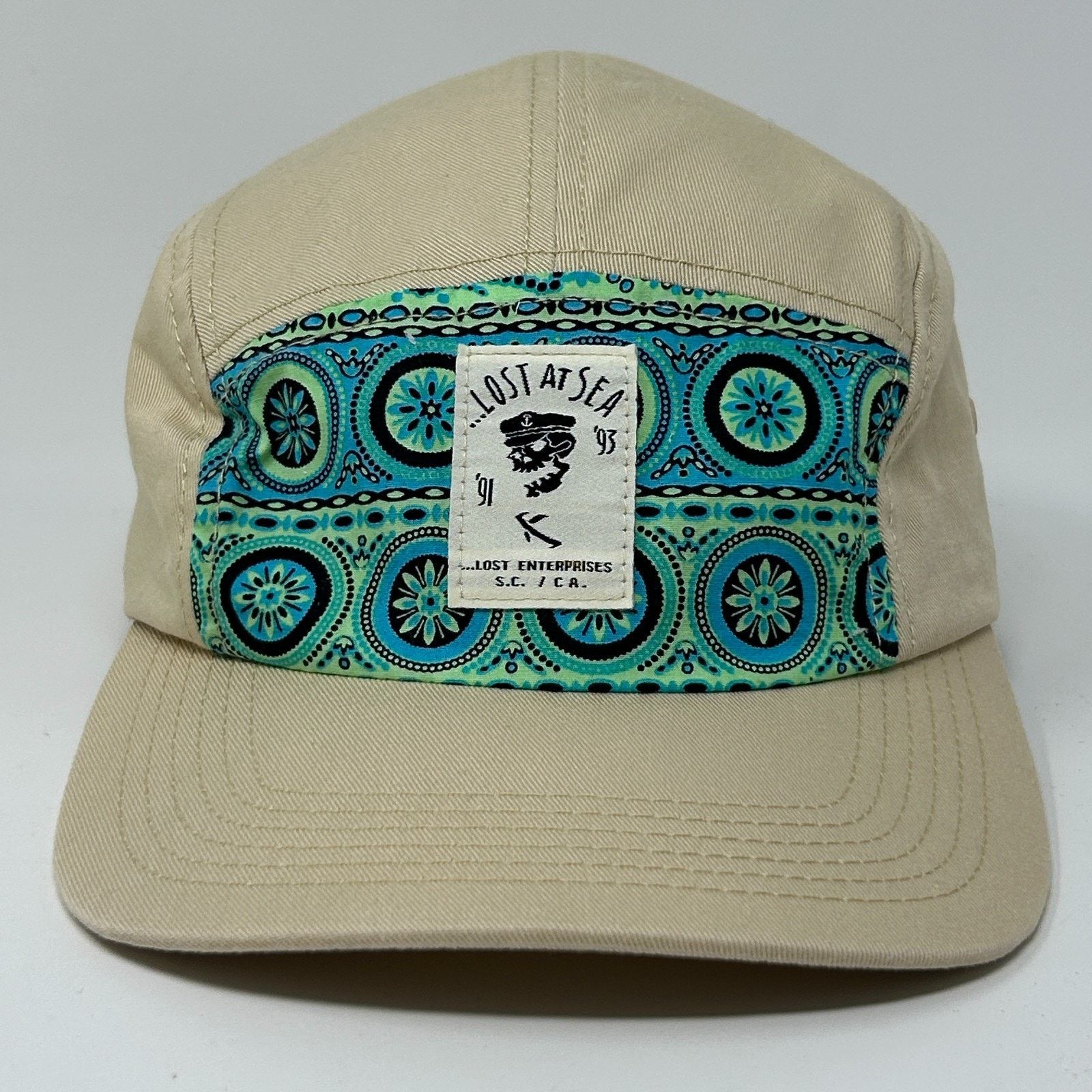 Other Lost Enterprises Camp Hat Baseball Cap 5 Panel Beige Size ONE SIZE - 1 Thumbnail