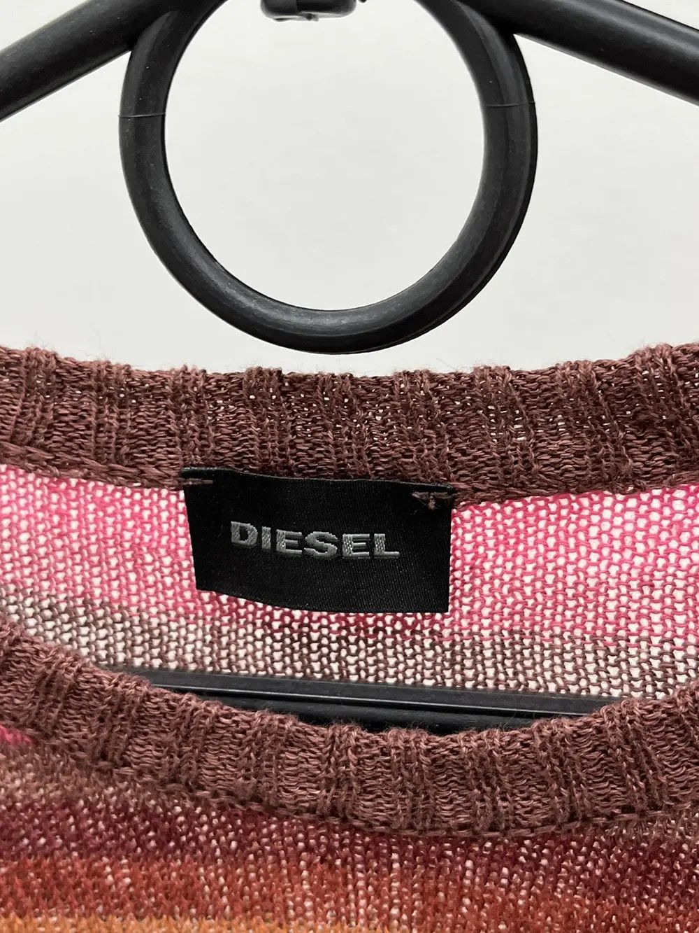 Diesel Diesel Multicolor Knit Linen Sweater Size US M / EU 48-50 / 2 - 2 Thumbnail