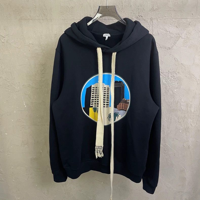 Loewe loewe Black city print back embroidery color matching large Size US S / EU 44-46 / 1 - 1 Thumbnail