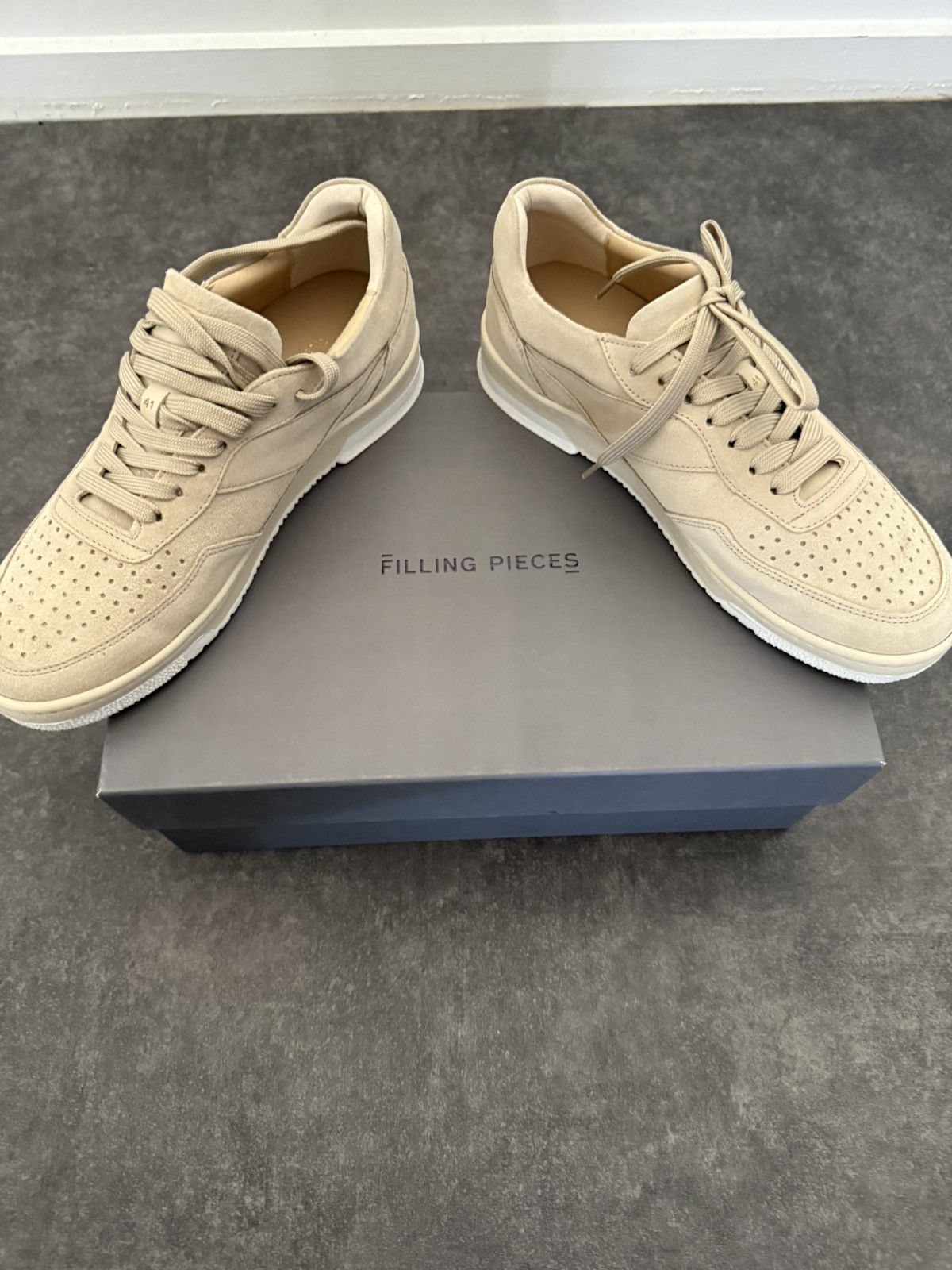 Filling Pieces Filling Pieces Curb Era Suede Tan EU 41 Size US 7.5 / EU 40-41 - 7 Thumbnail