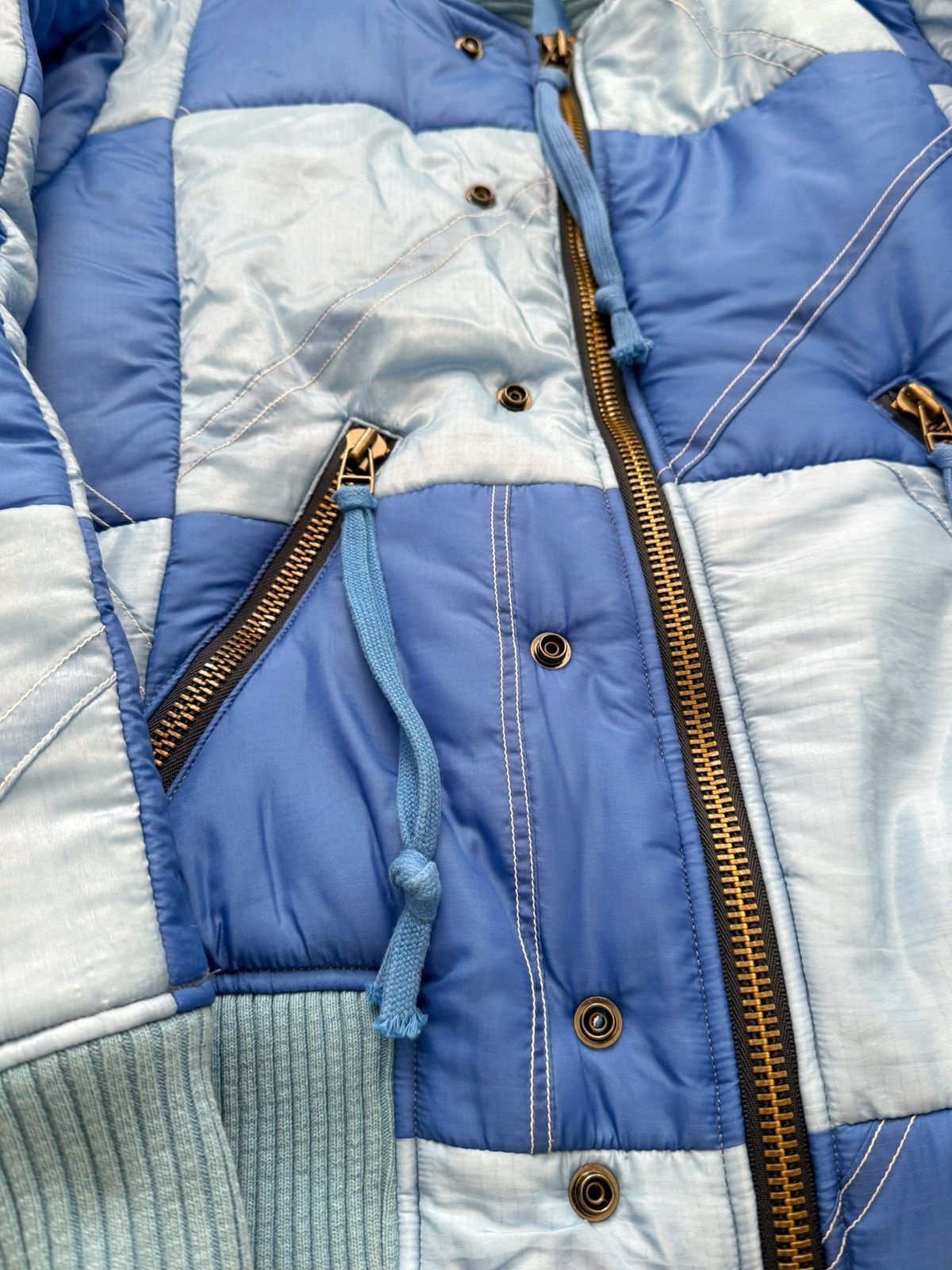 Greg Lauren Parachute Scraps Modern Flight Bomber Jacket Size US M / EU 48-50 / 2 - 4 Thumbnail
