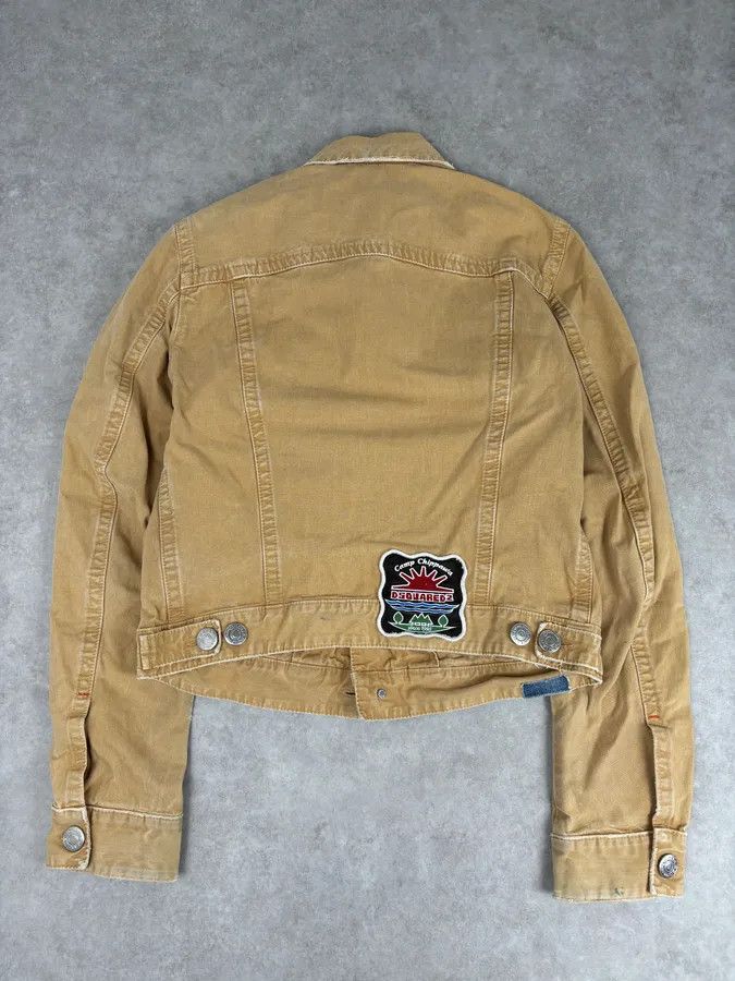 Dsquared2 SS2006 Dsquared2 Beige Trucker Jacket Size US M / EU 48-50 / 2 - 5 Thumbnail